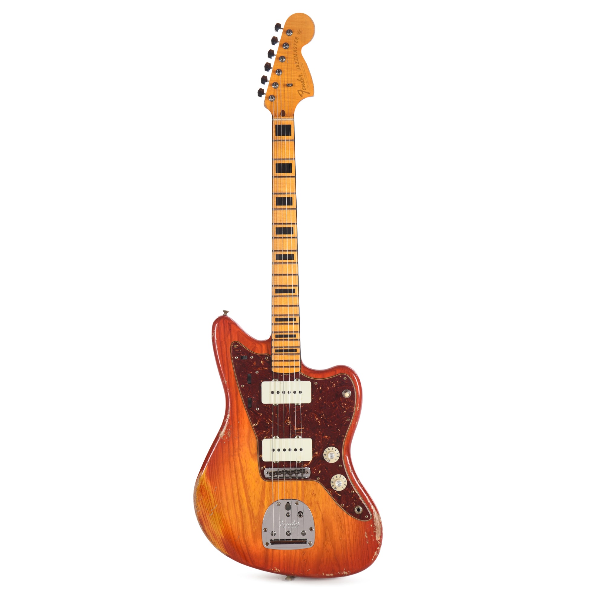 Fender Custom Shop 1970 Jazzmaster Ash "Chicago Special" Heavy Relic Super Aged Sienna Sunburst Electric Guitars / Solid Body
