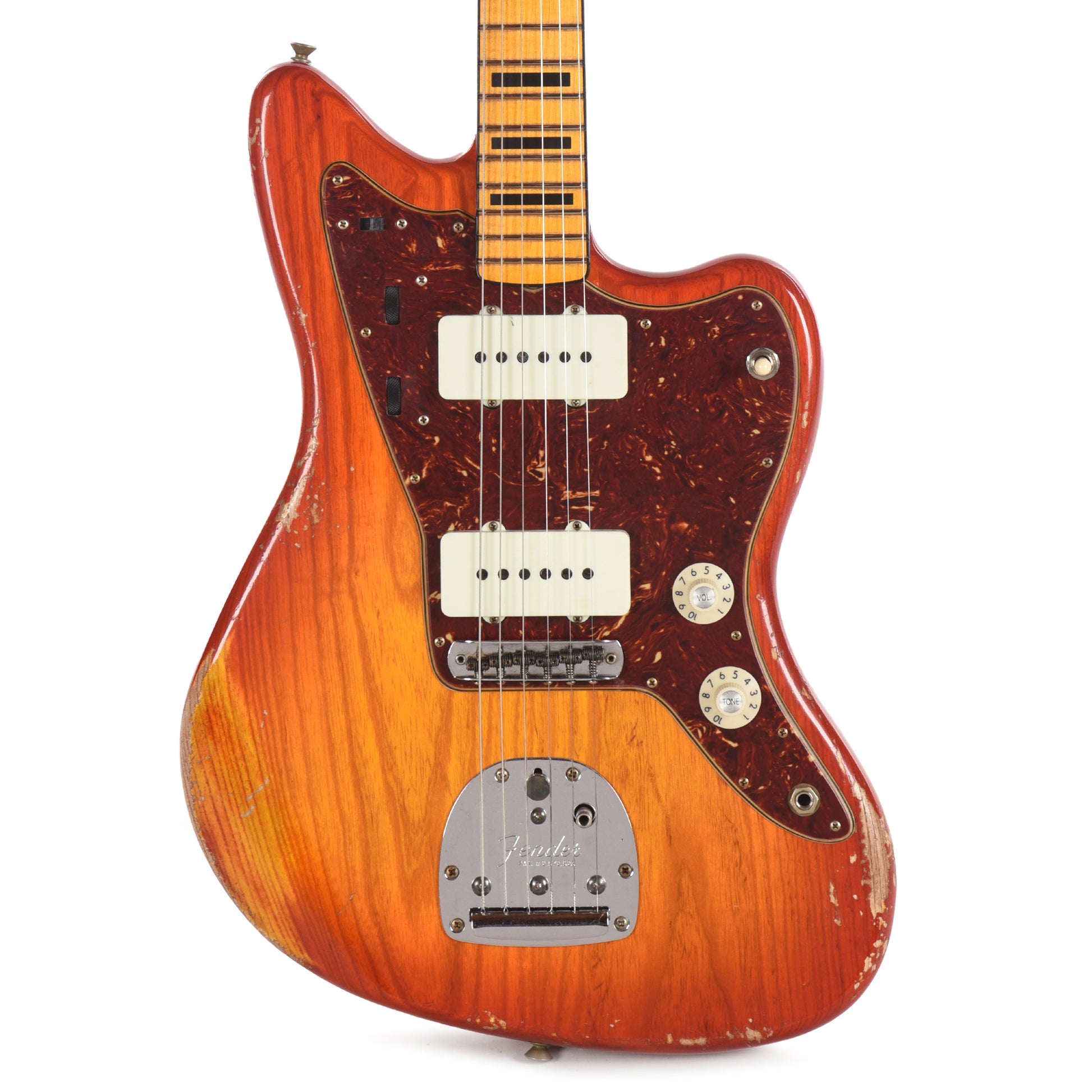 Fender Custom Shop 1970 Jazzmaster Ash "Chicago Special" Heavy Relic Super Aged Sienna Sunburst Electric Guitars / Solid Body