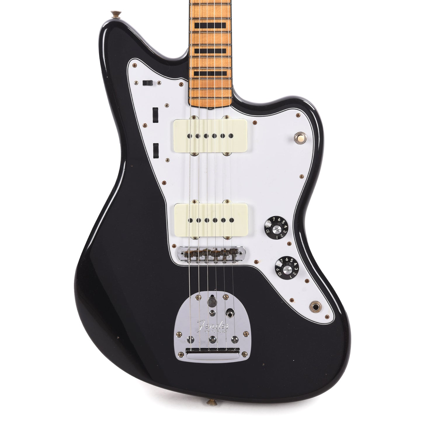 Fender Custom Shop 1970 Jazzmaster "Chicago Special" Journeyman Relic Aged Black w/3-Ply White Pickguard Electric Guitars / Solid Body