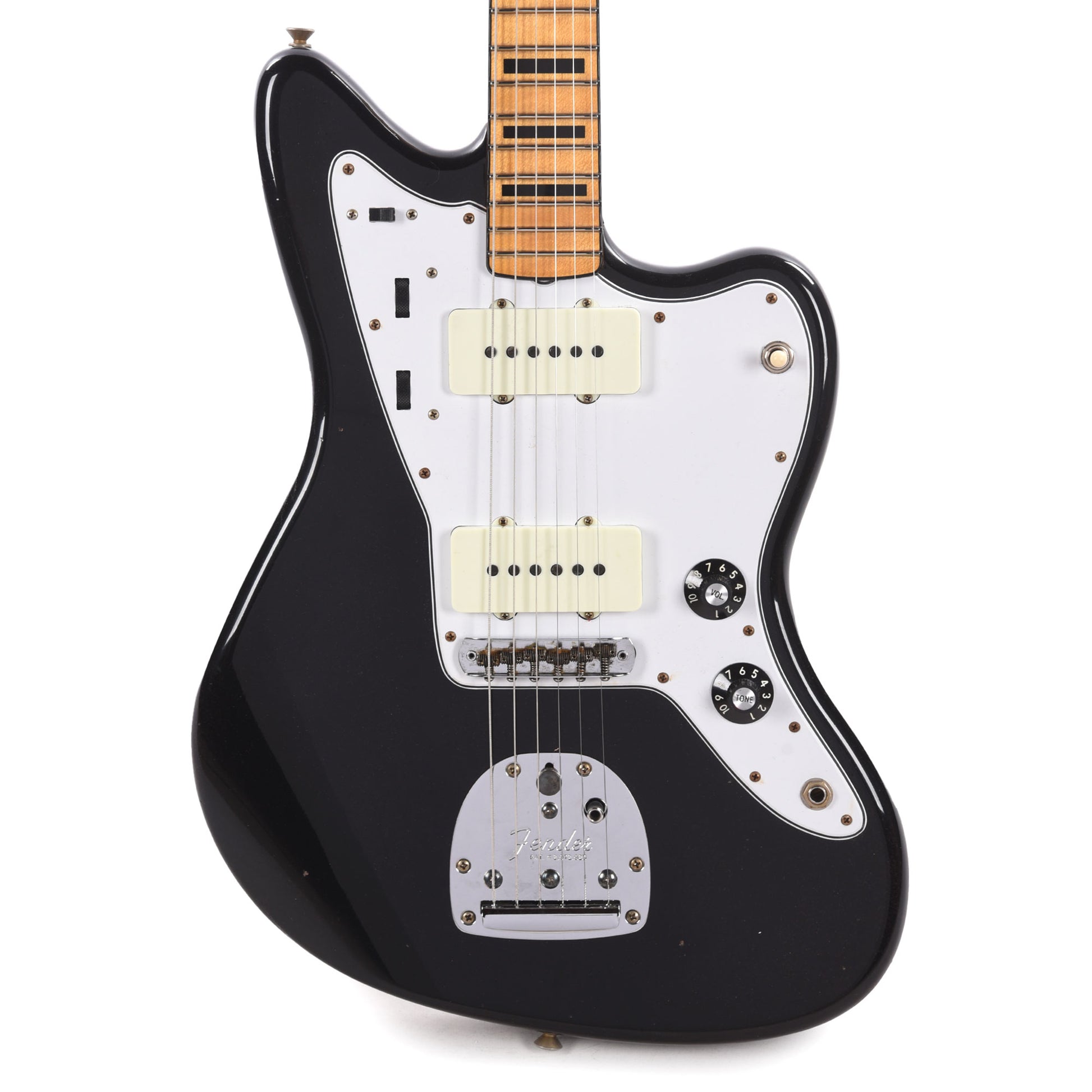 Fender Custom Shop 1970 Jazzmaster "Chicago Special" Journeyman Relic Aged Black w/3-Ply White Pickguard Electric Guitars / Solid Body