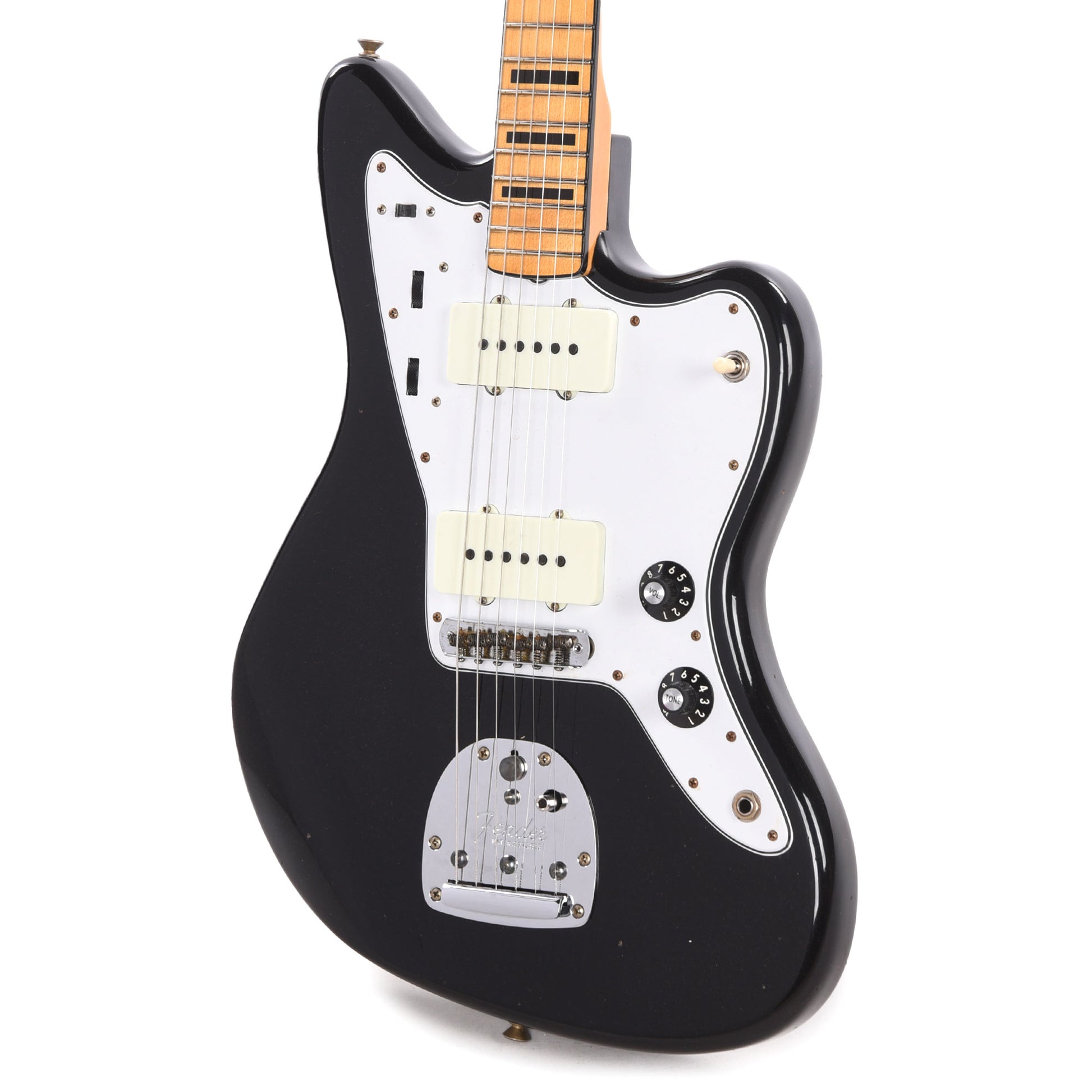 Fender Custom Shop 1970 Jazzmaster "Chicago Special" Journeyman Relic Aged Black w/3-Ply White Pickguard Electric Guitars / Solid Body