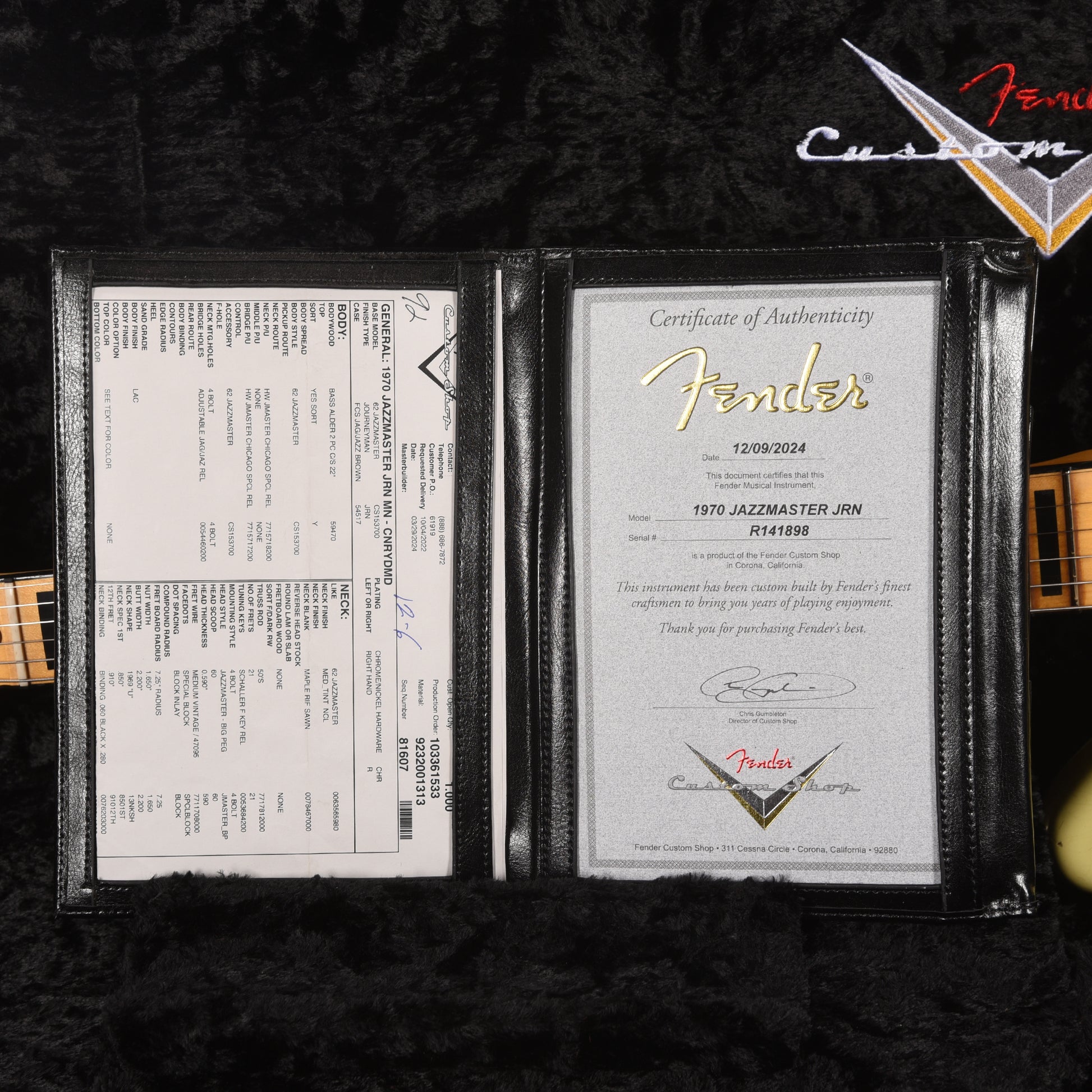 Fender Custom Shop 1970 Jazzmaster "Chicago Special" Journeyman Relic Canary Diamond Electric Guitars / Solid Body