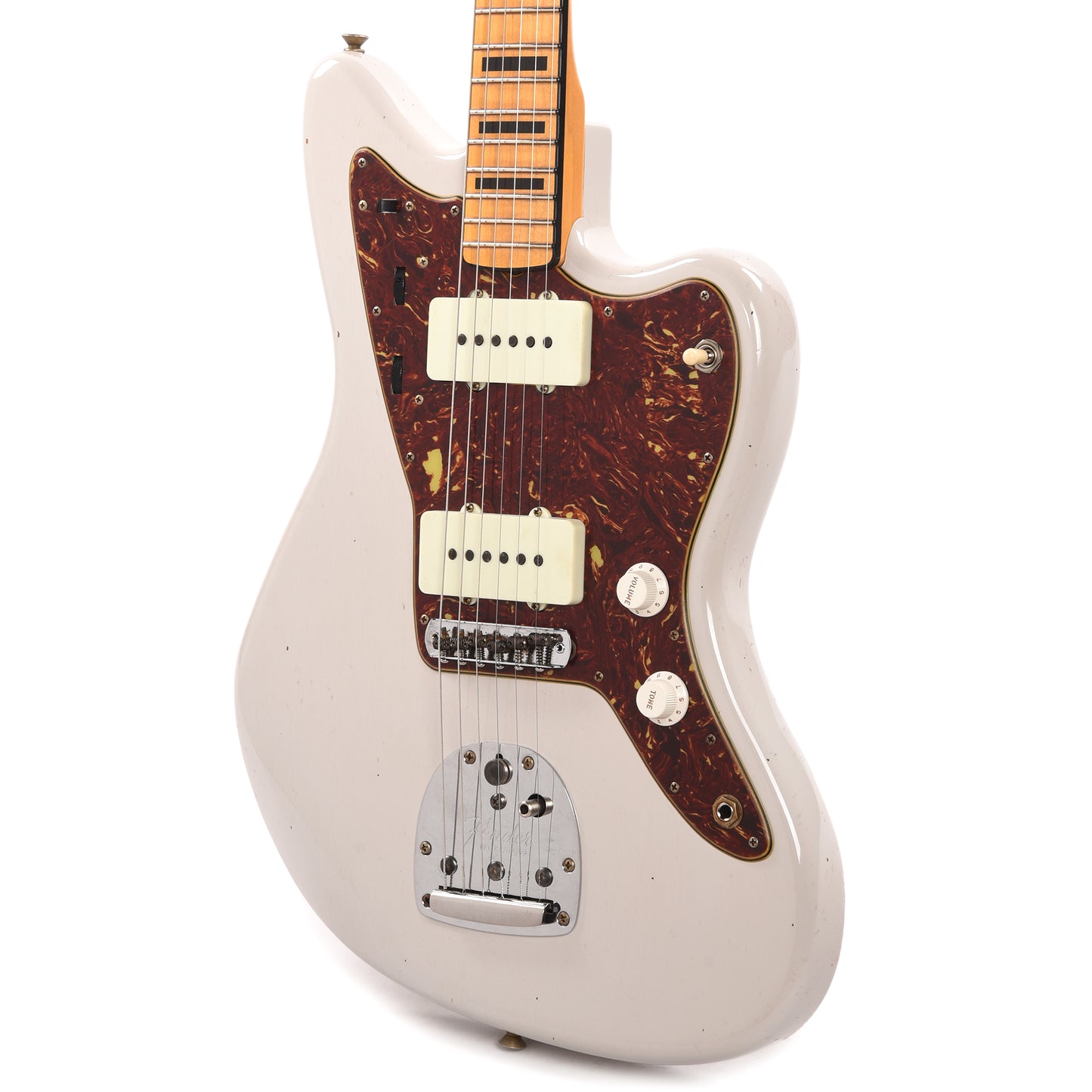 Fender Custom Shop 1970 Jazzmaster "Chicago Special" Journeyman Relic Dirty Olympic White Electric Guitars / Solid Body