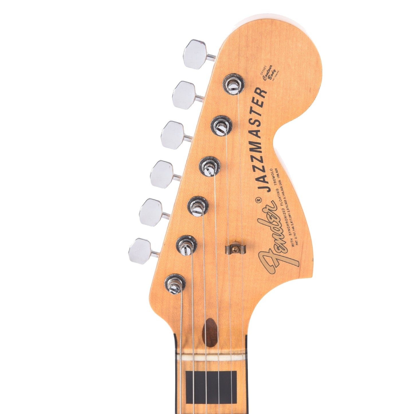 Fender Custom Shop 1970 Jazzmaster "Chicago Special" Journeyman Super Super Aged Olympic White Electric Guitars / Solid Body