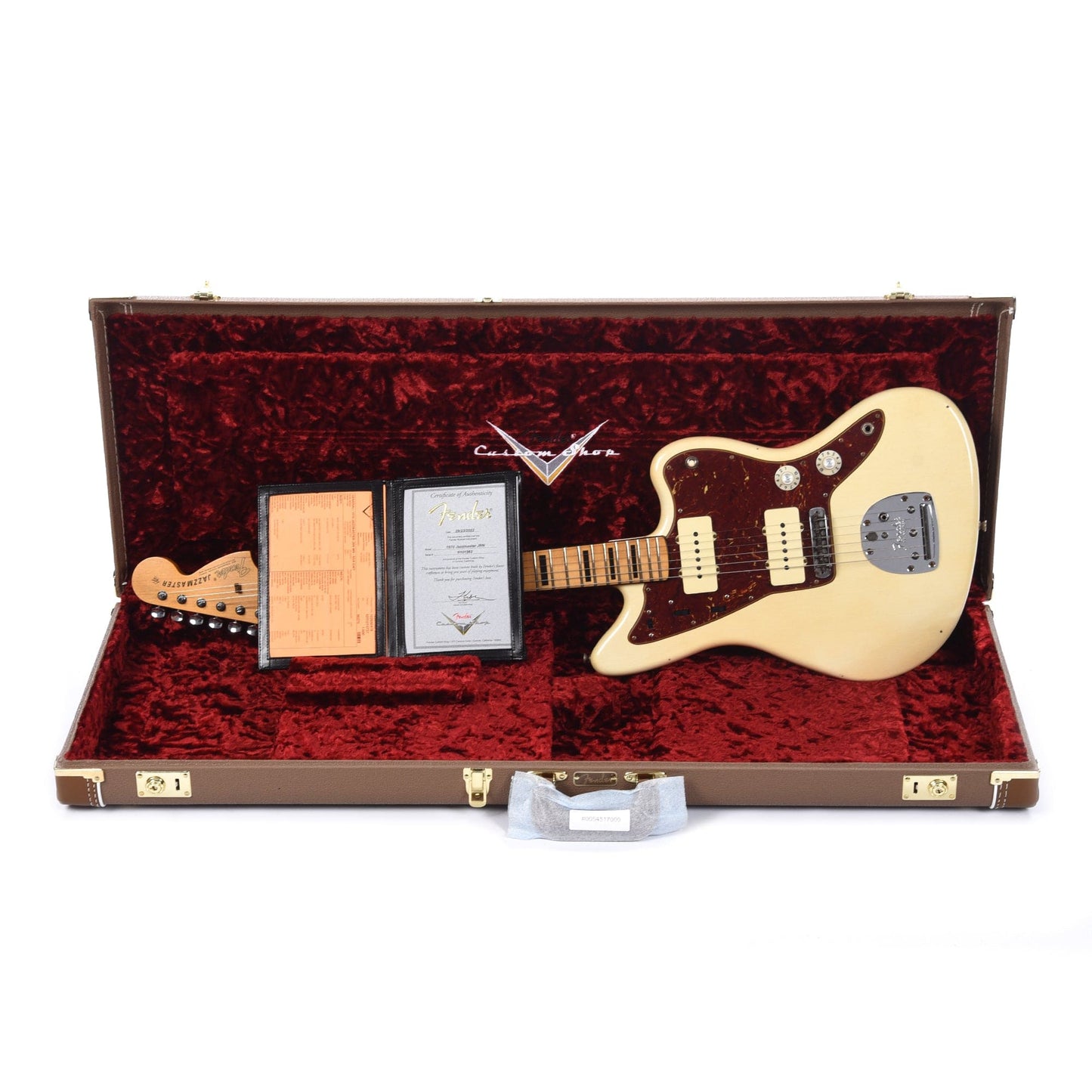 Fender Custom Shop 1970 Jazzmaster "Chicago Special" Journeyman Super Super Aged Olympic White Electric Guitars / Solid Body