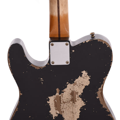 Fender Custom Shop 1974/51 Nocaster Heavy Relic Black/Nocaster Blonde Master Built by David Brown w/CuNiFe Humbucker Electric Guitars / Solid Body