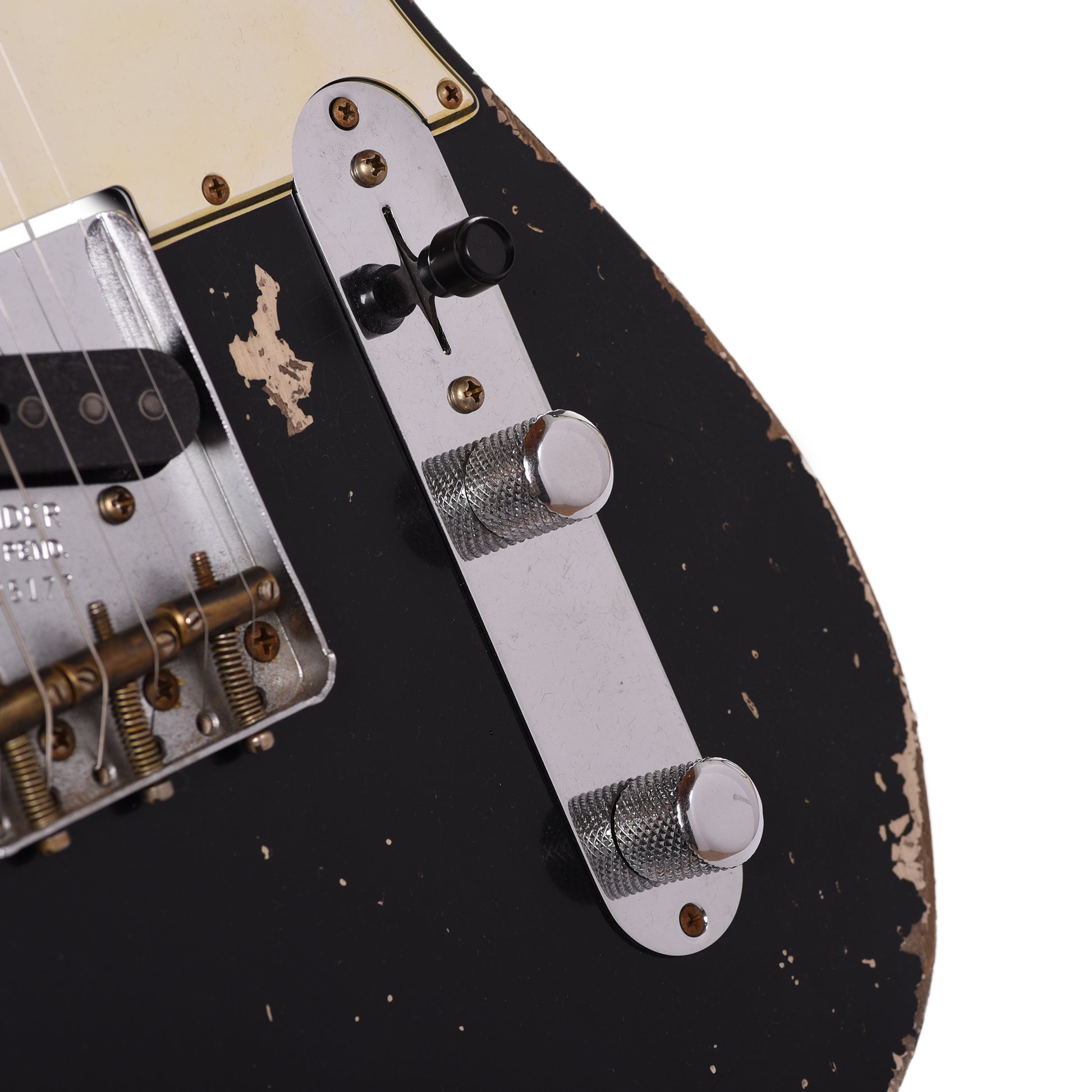 Fender Custom Shop 1974/51 Nocaster Heavy Relic Black/Nocaster Blonde Master Built by David Brown w/CuNiFe Humbucker Electric Guitars / Solid Body