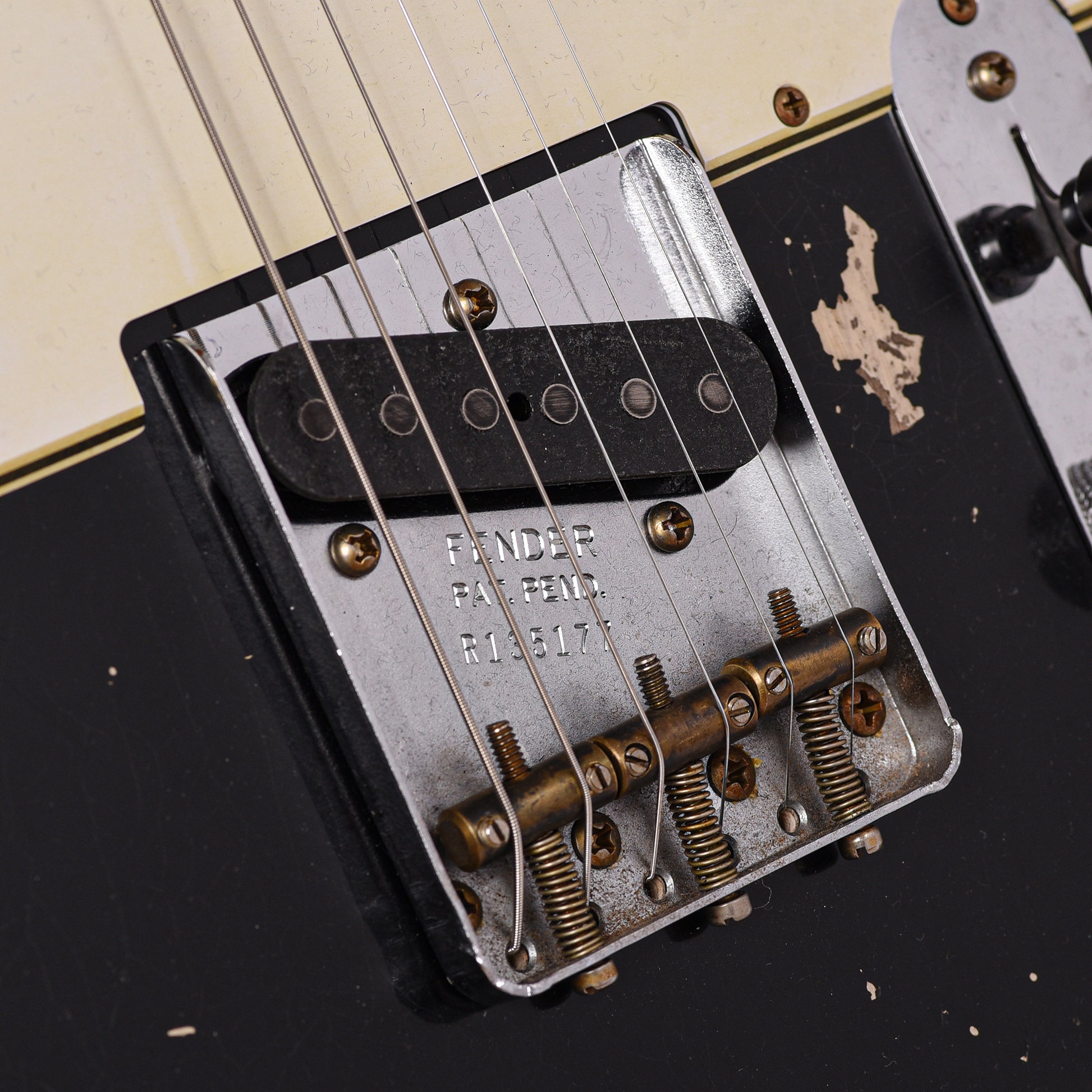 Fender Custom Shop 1974/51 Nocaster Heavy Relic Black/Nocaster Blonde Master Built by David Brown w/CuNiFe Humbucker Electric Guitars / Solid Body