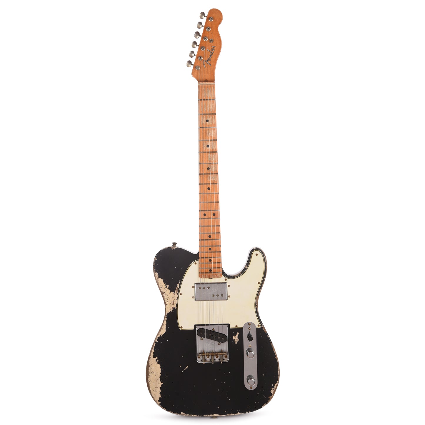 Fender Custom Shop 1974/51 Nocaster Heavy Relic Black/Nocaster Blonde Master Built by David Brown w/CuNiFe Humbucker Electric Guitars / Solid Body