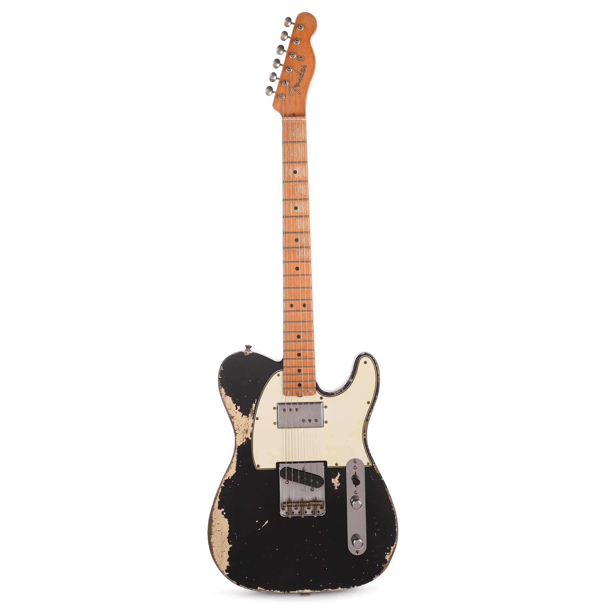 Fender Custom Shop 1974/51 Nocaster Heavy Relic Black/Nocaster Blonde Master Built by David Brown w/CuNiFe Humbucker Electric Guitars / Solid Body