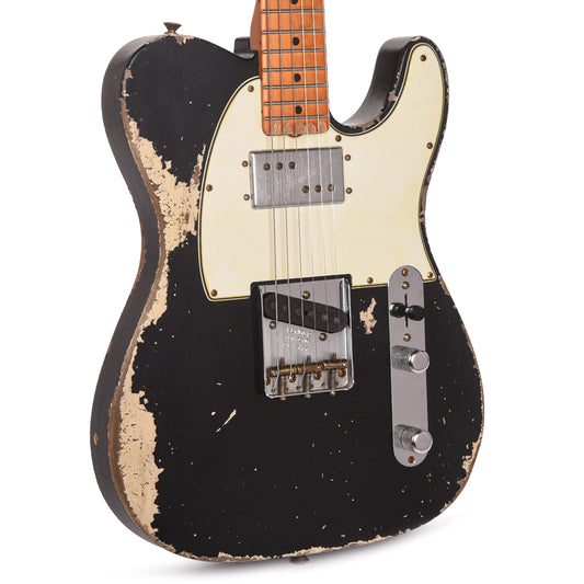 Fender Custom Shop 1974/51 Nocaster Heavy Relic Black/Nocaster Blonde Master Built by David Brown w/CuNiFe Humbucker Electric Guitars / Solid Body