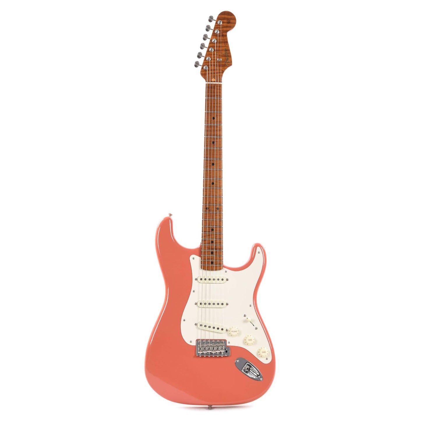 Fender Custom Shop 2023 Limited Edition Roasted '50s Stratocaster Deluxe Closet Classic Faded Aged Tahitian Coral Electric Guitars / Solid Body