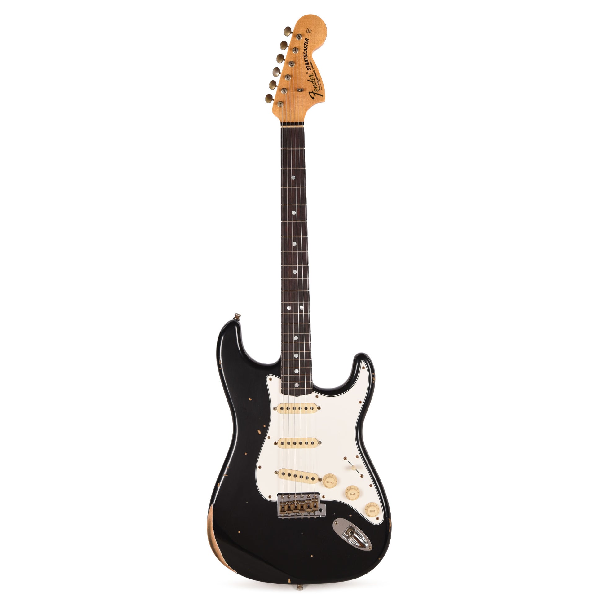 Fender Custom Shop 2025 Strat Pro Relic Black Electric Guitars / Solid Body