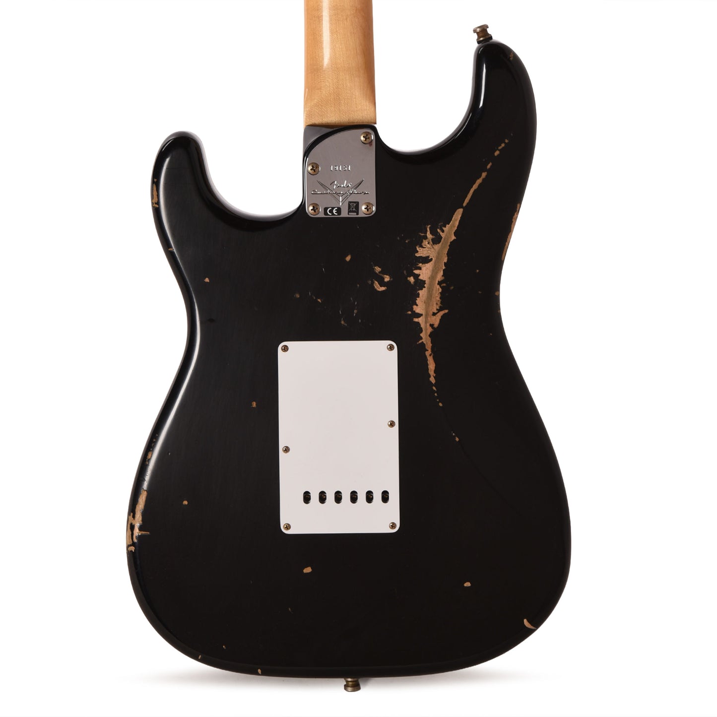 Fender Custom Shop 2025 Strat Pro Relic Black Electric Guitars / Solid Body