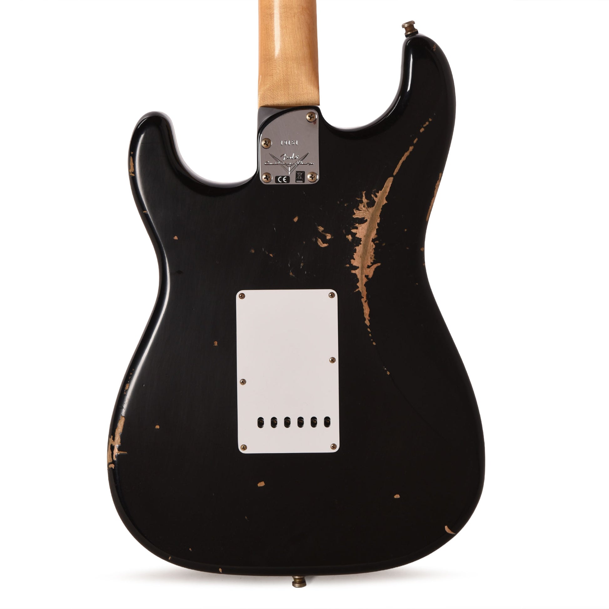 Fender Custom Shop 2025 Strat Pro Relic Black Electric Guitars / Solid Body