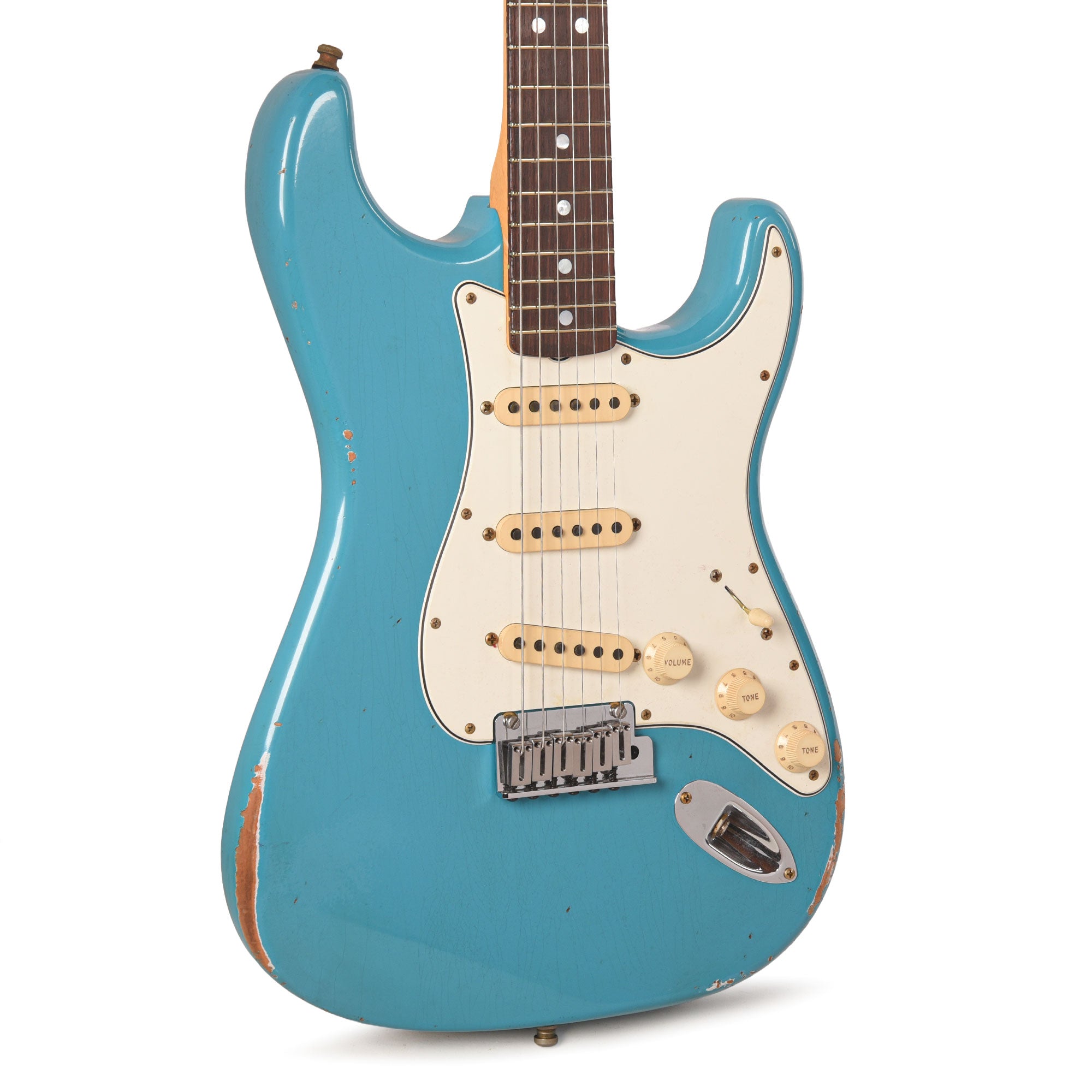 Fender Custom Shop 2025 Strat Pro Relic Taos Turquoise Electric Guitars / Solid Body