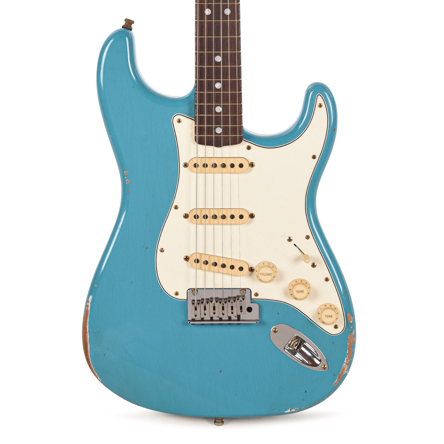 Fender Custom Shop 2025 Strat Pro Relic Taos Turquoise Electric Guitars / Solid Body
