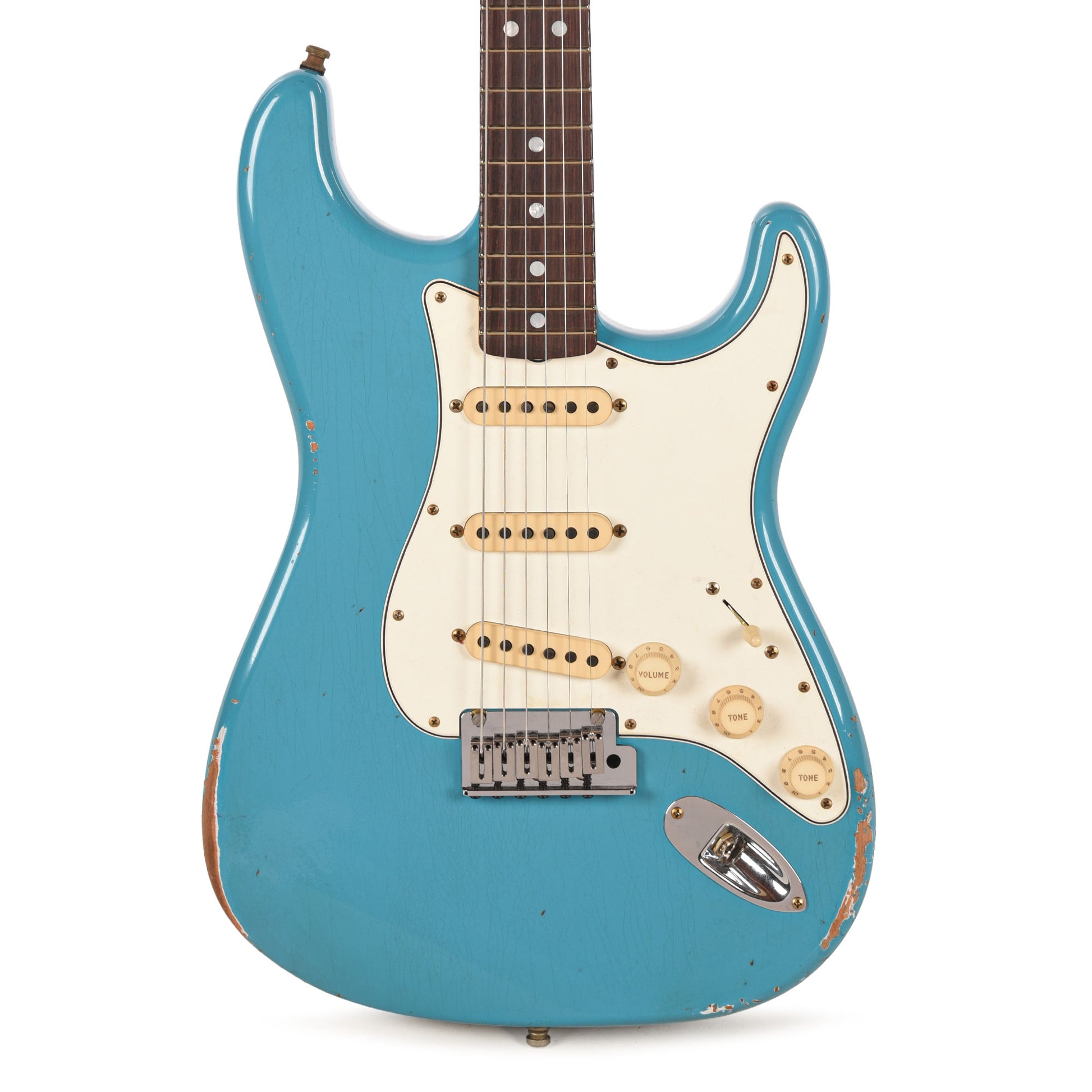 Fender Custom Shop 2025 Strat Pro Relic Taos Turquoise Electric Guitars / Solid Body