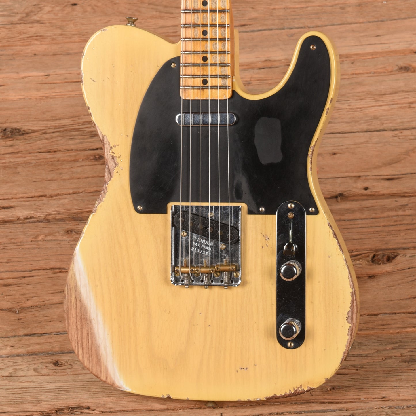 Fender Custom Shop '50 Double Esquire Heavy Relic Blonde 2024 Electric Guitars / Solid Body