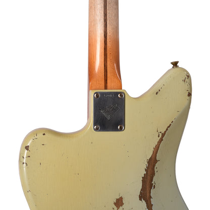 Fender Custom Shop '50s 250K Jazzmaster Relic Faded Aged Sonic Blue Master Built by Levi Perry Electric Guitars / Solid Body