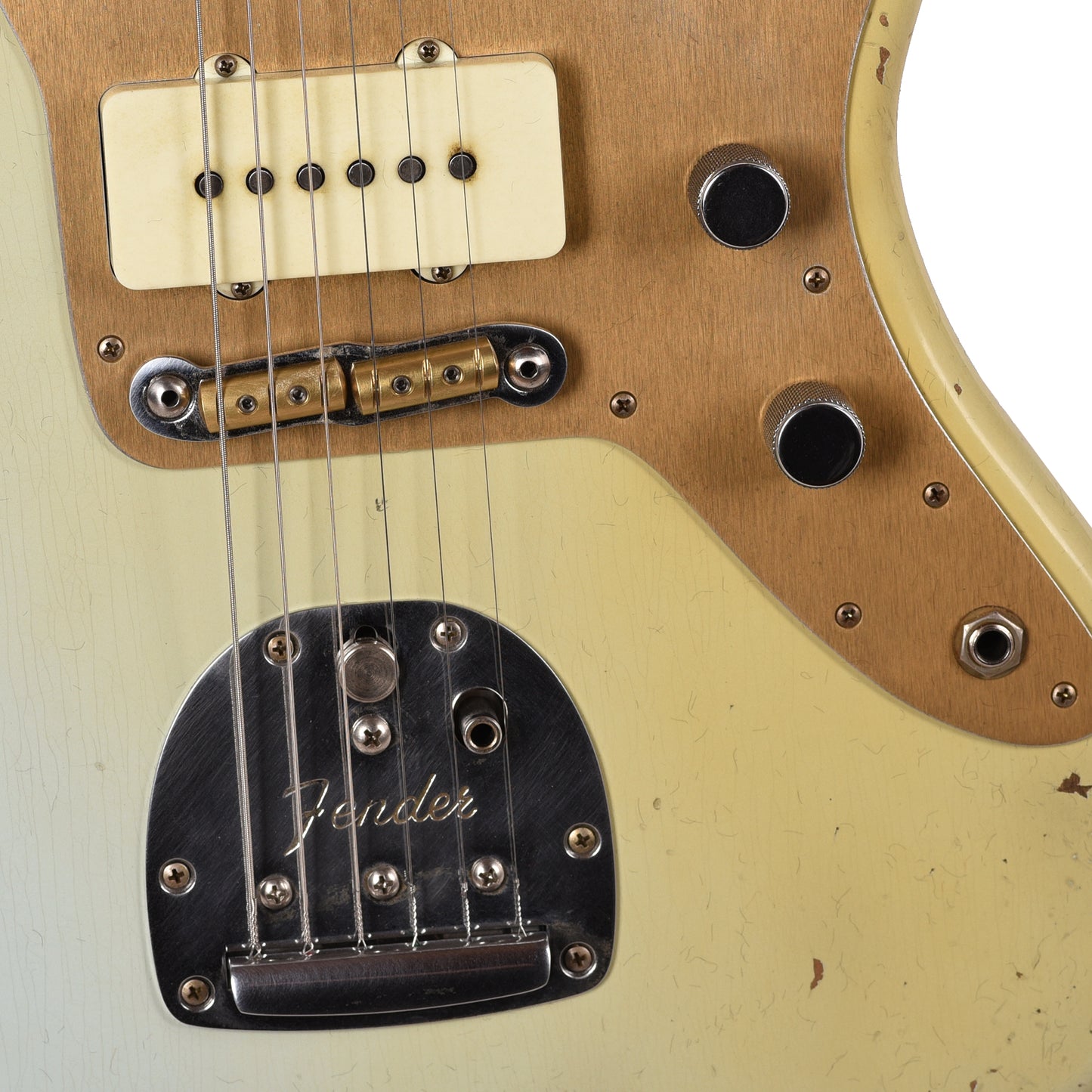 Fender Custom Shop '50s 250K Jazzmaster Relic Faded Aged Sonic Blue Master Built by Levi Perry Electric Guitars / Solid Body