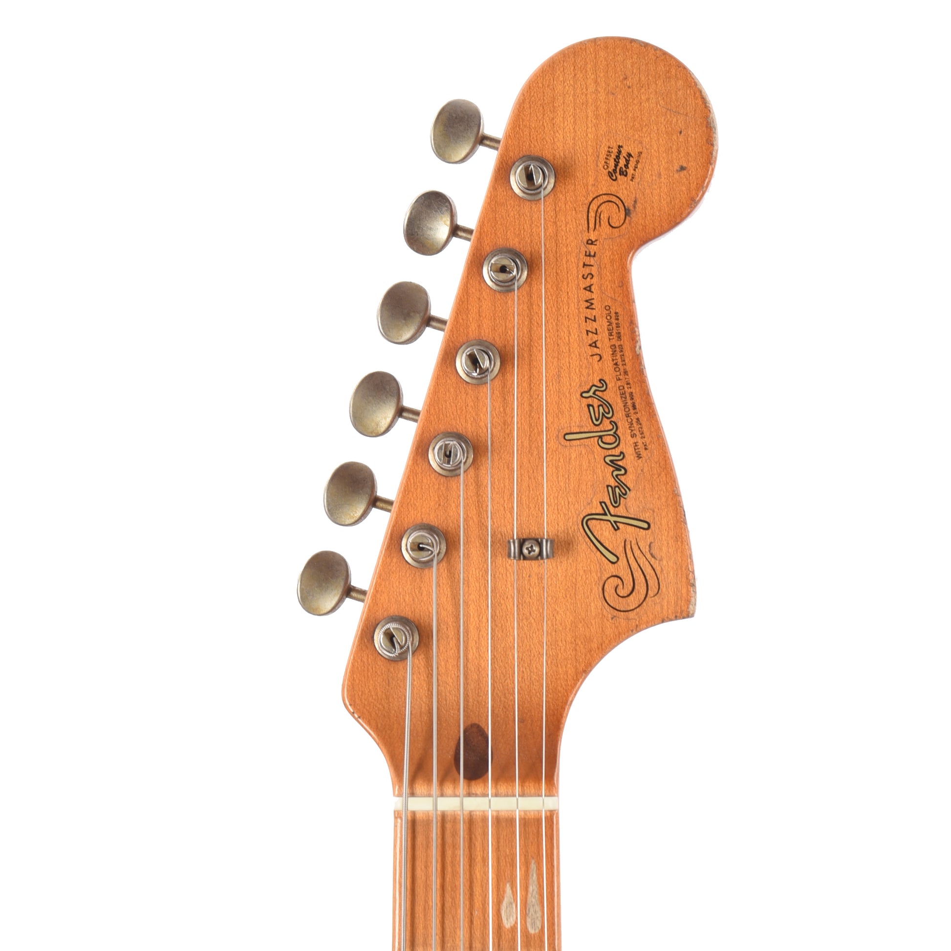 Fender Custom Shop '50s 250K Jazzmaster Relic Faded Aged Sonic Blue Master Built by Levi Perry Electric Guitars / Solid Body