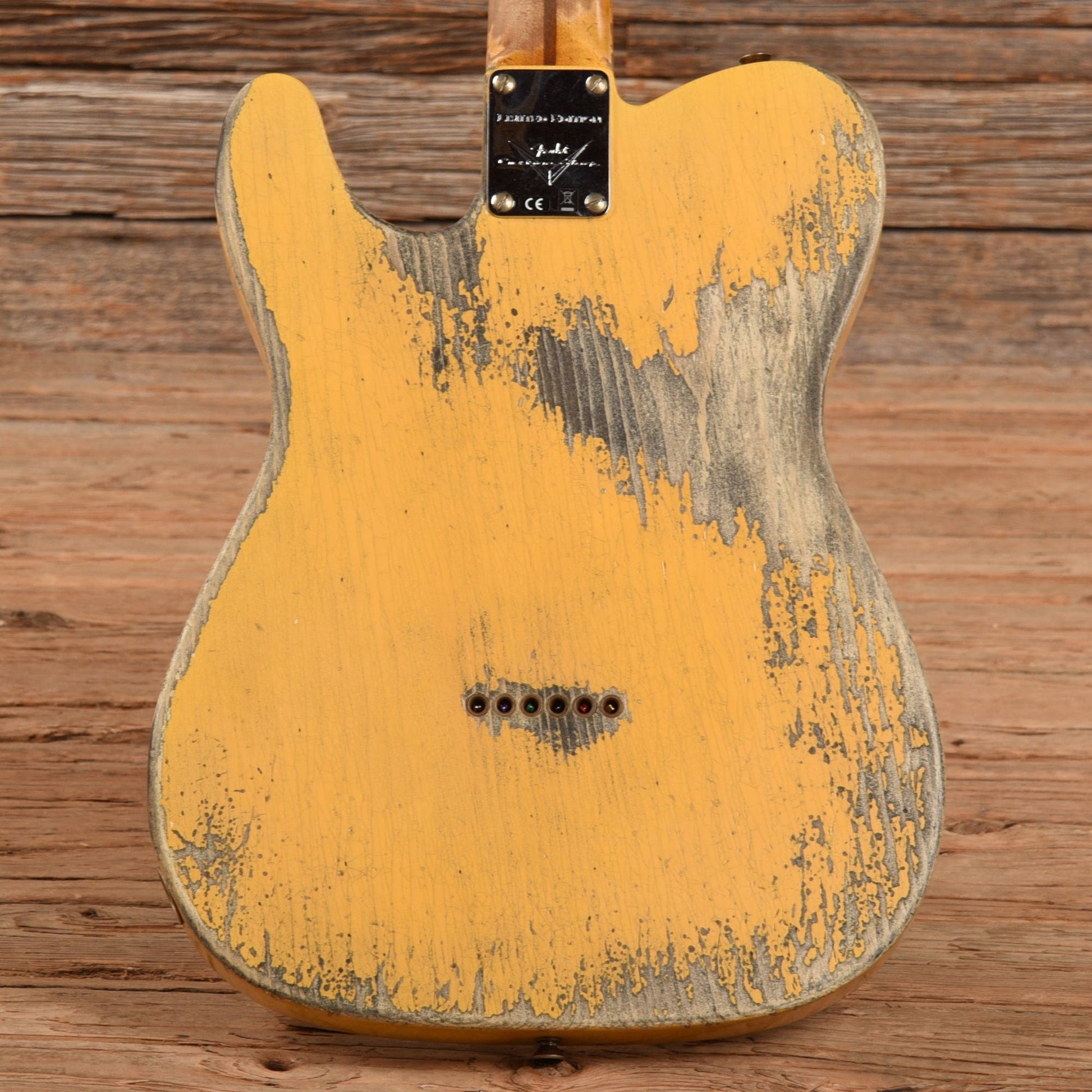 Fender Custom Shop 50s Pine Esquire Super Heavy Relic Butterscotch Blonde 2022 Electric Guitars / Solid Body