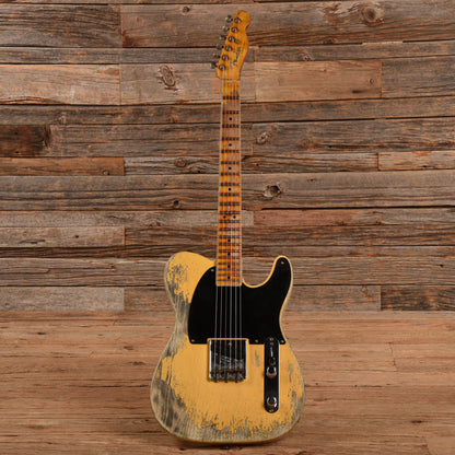 Fender Custom Shop 50s Pine Esquire Super Heavy Relic Butterscotch Blonde 2022 Electric Guitars / Solid Body