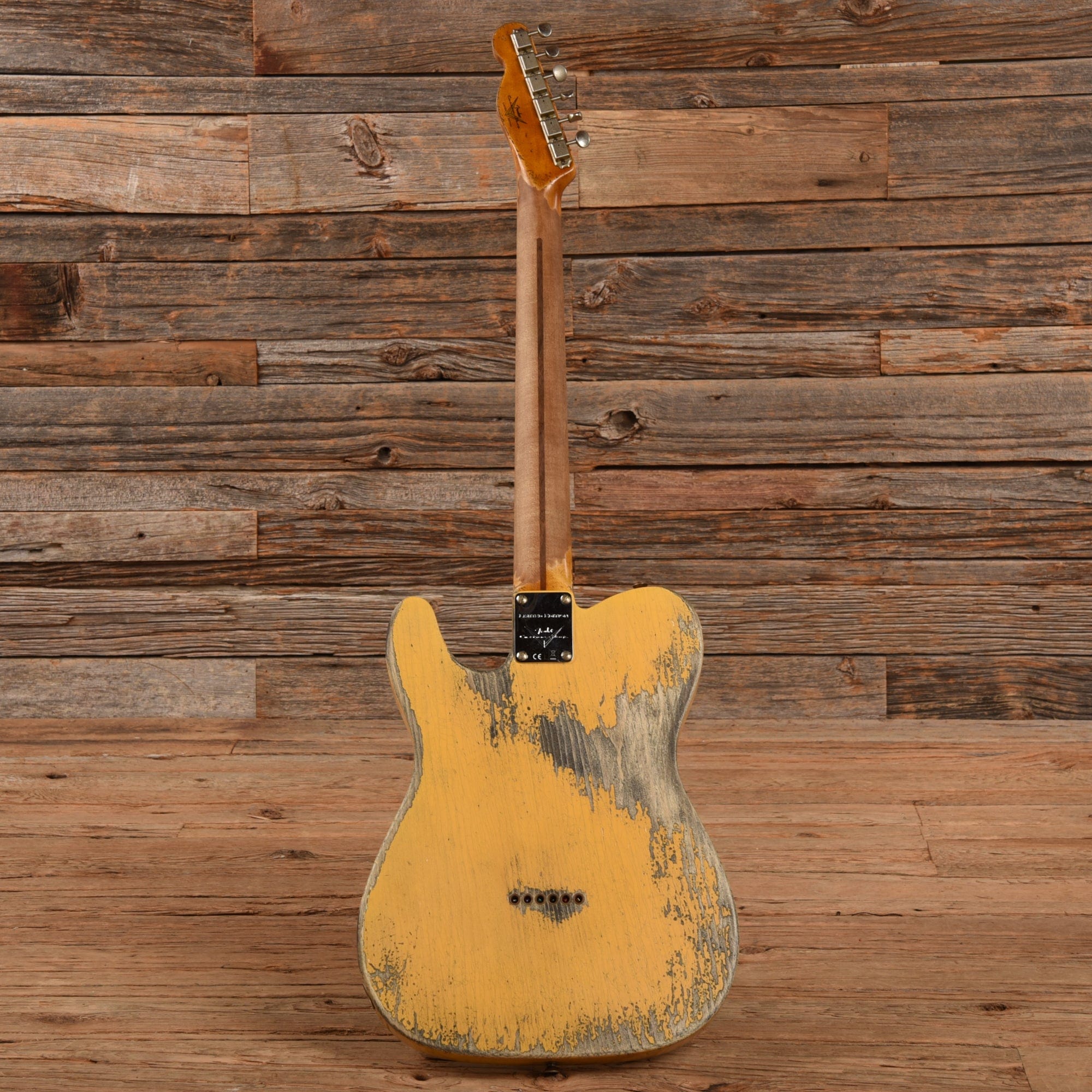 Fender Custom Shop 50s Pine Esquire Super Heavy Relic Butterscotch Blonde 2022 Electric Guitars / Solid Body