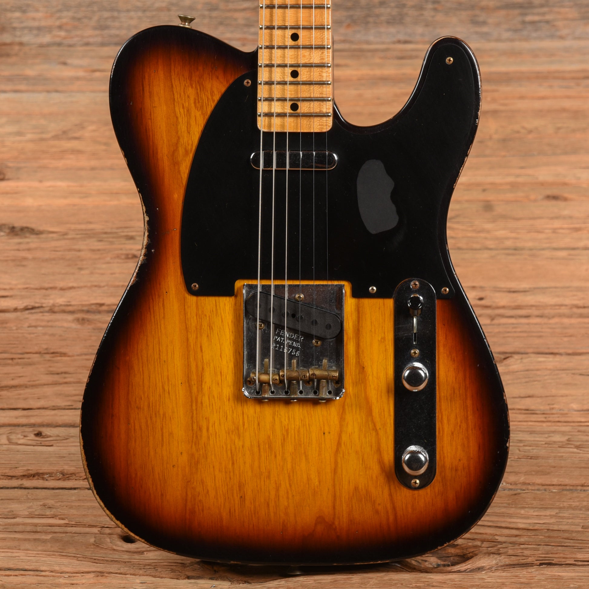 Fender Custom Shop 50s Reissue Telecaster Relic 2-Color Sunburst 2022 Electric Guitars / Solid Body