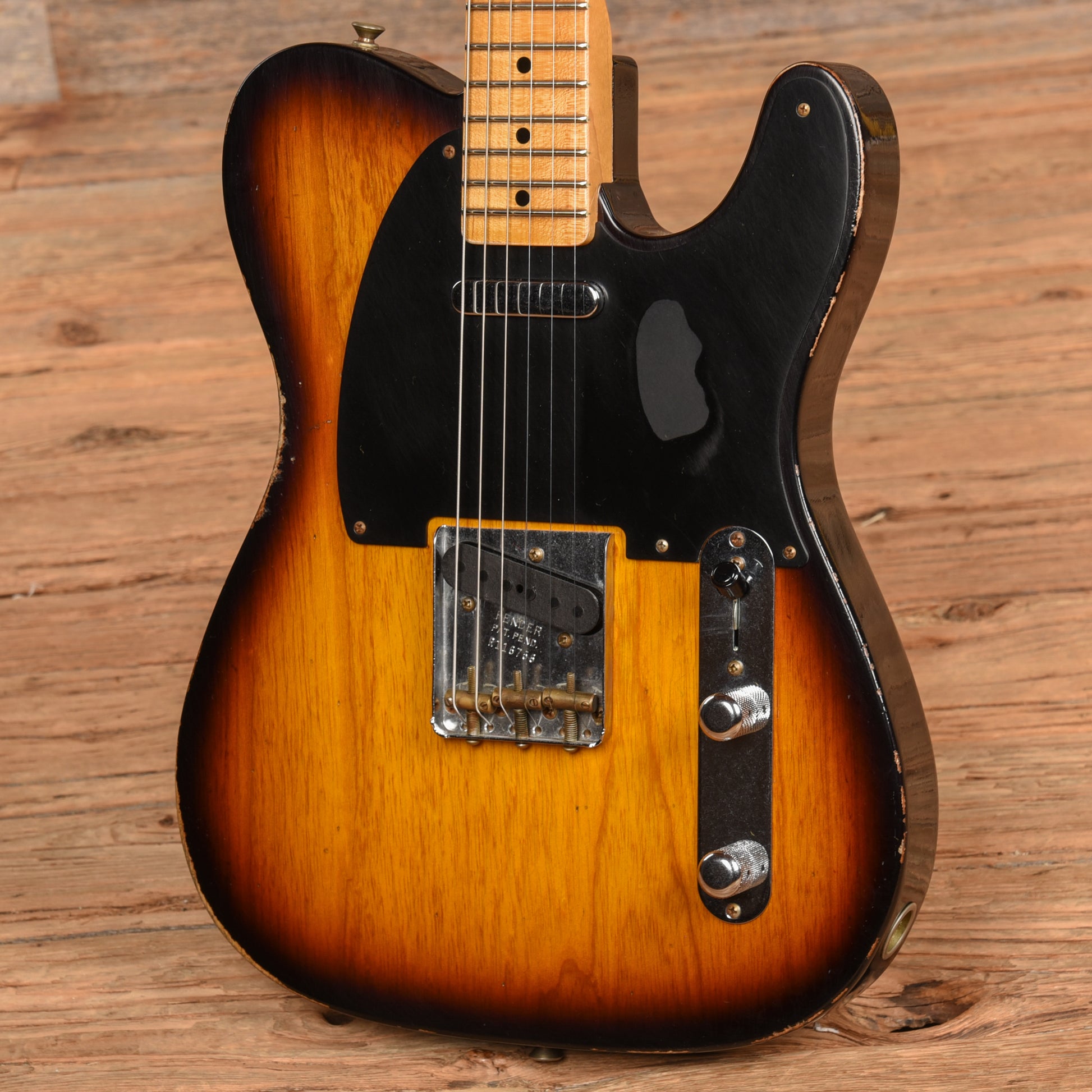 Fender Custom Shop 50s Reissue Telecaster Relic 2-Color Sunburst 2022 Electric Guitars / Solid Body