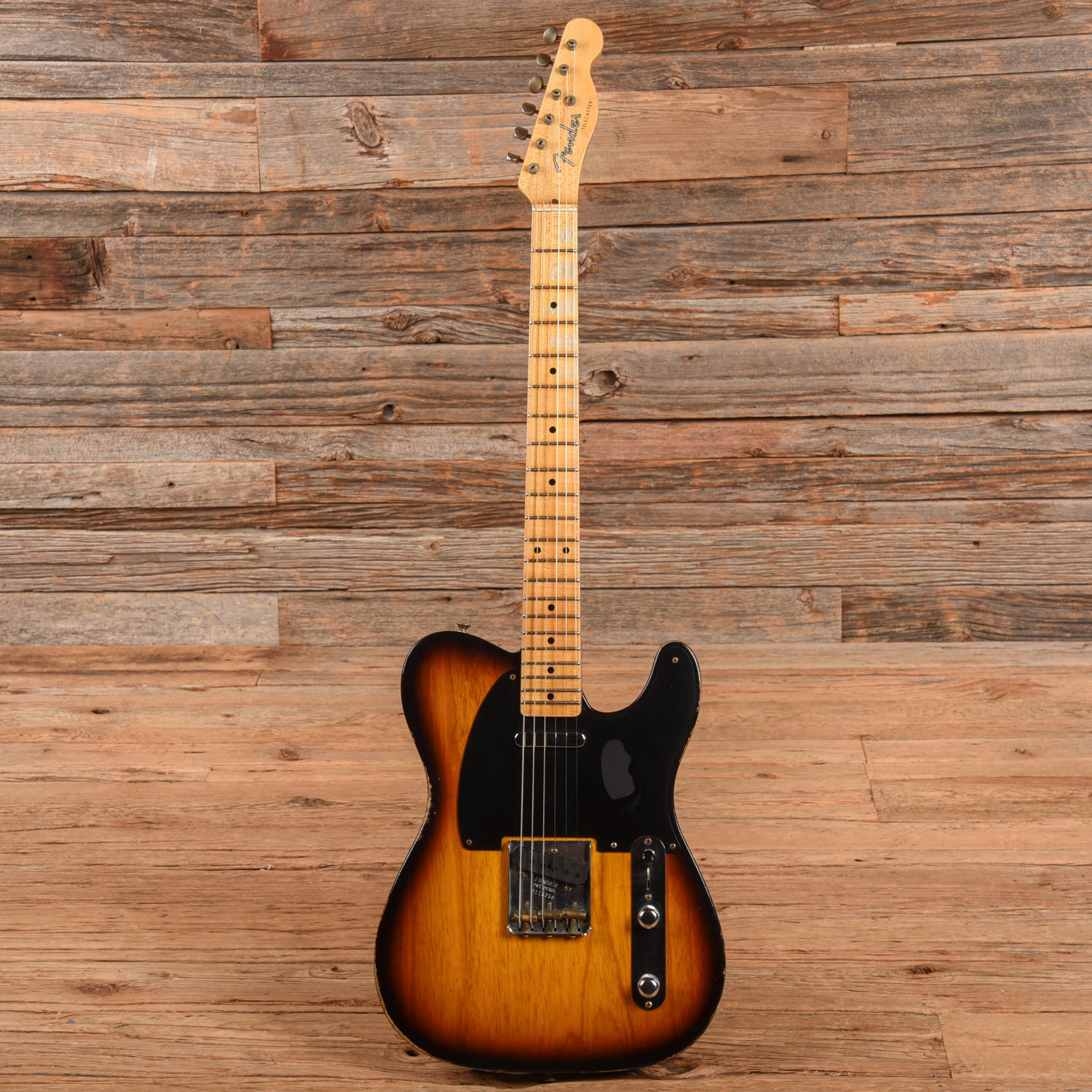 Fender Custom Shop 50s Reissue Telecaster Relic 2-Color Sunburst 2022 Electric Guitars / Solid Body