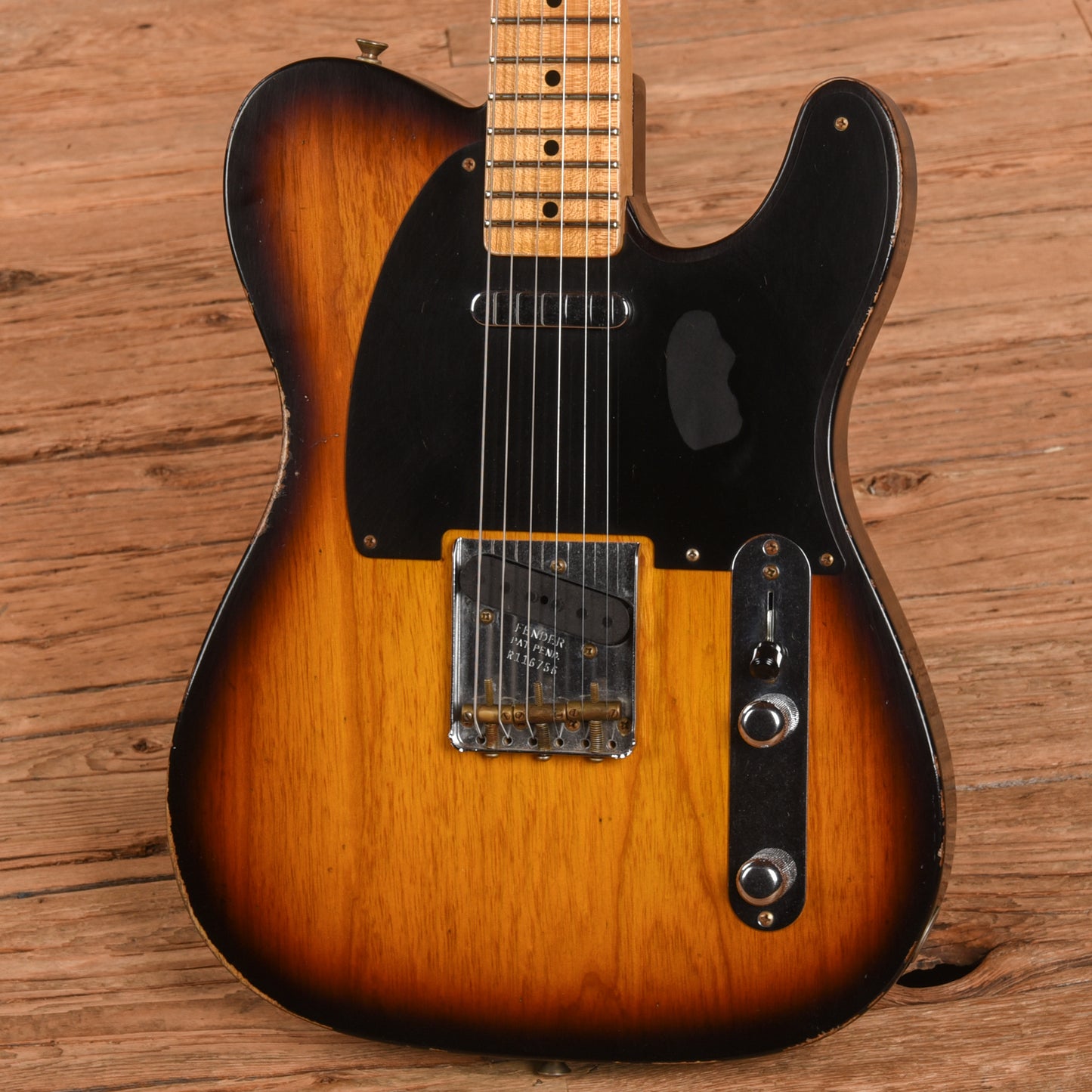 Fender Custom Shop '50s Telecaster Relic Sunburst 2022 Electric Guitars / Solid Body