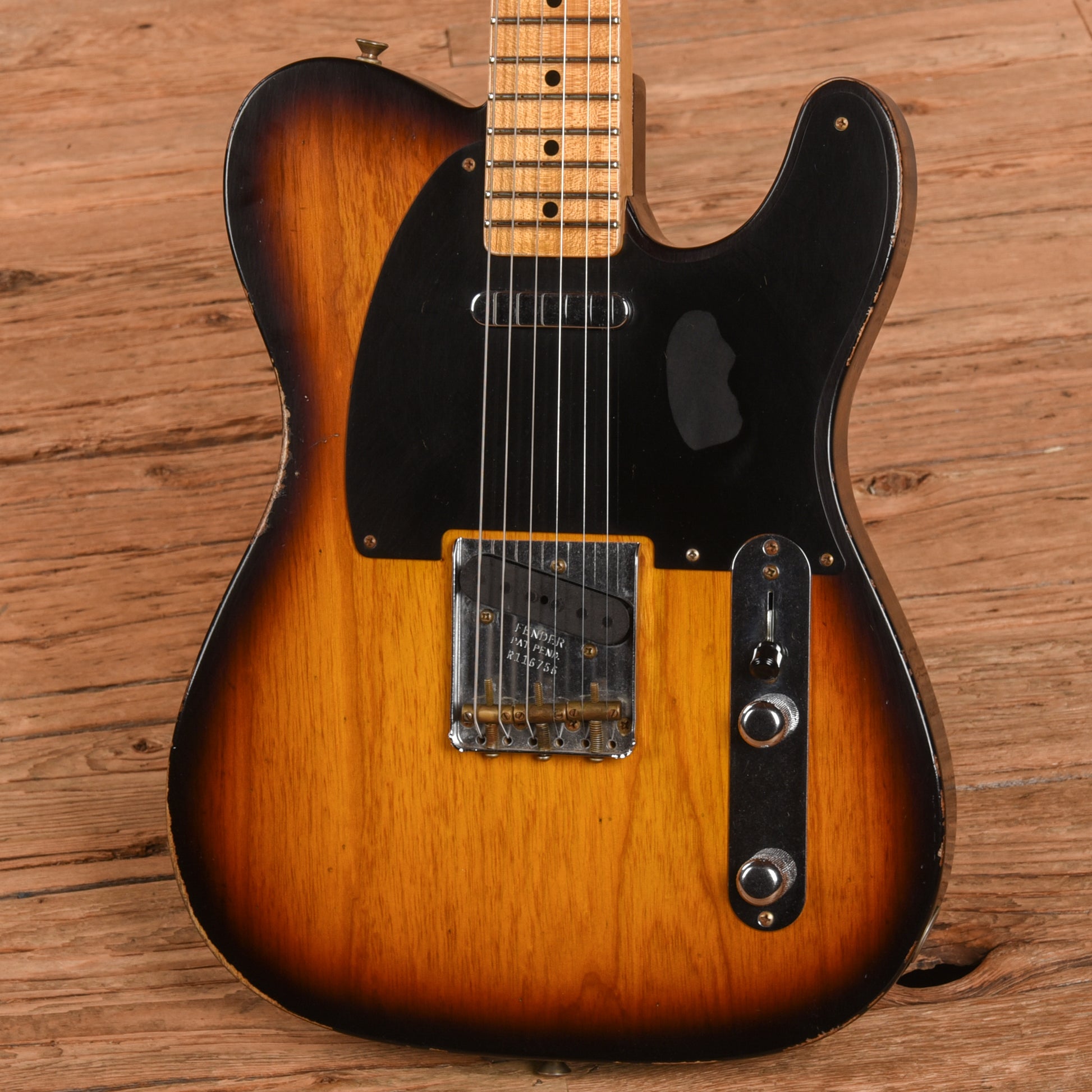 Fender Custom Shop '50s Telecaster Relic Sunburst 2022 Electric Guitars / Solid Body
