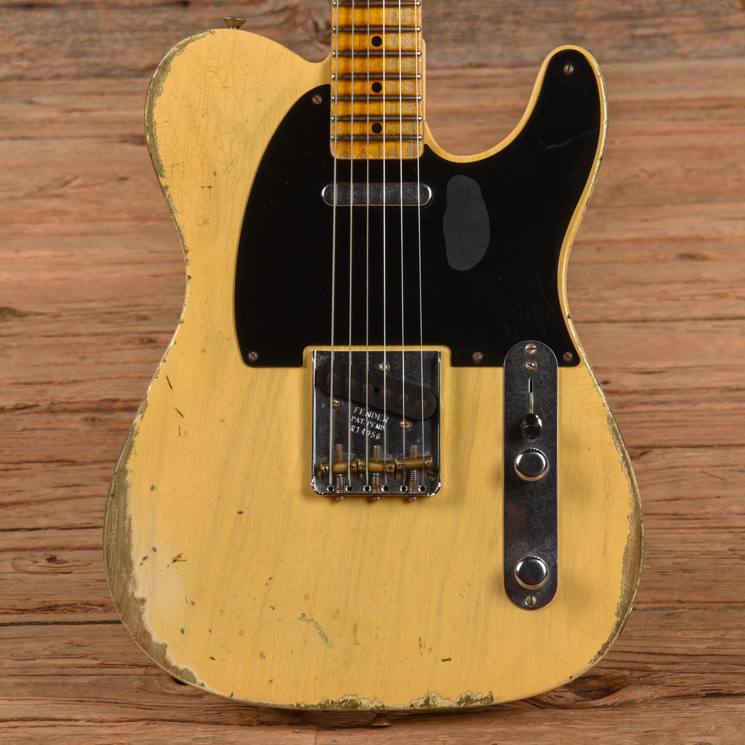 Fender Custom Shop 51 Telecaster Reissue Relic Butterscotch Blonde 2015 Electric Guitars / Solid Body