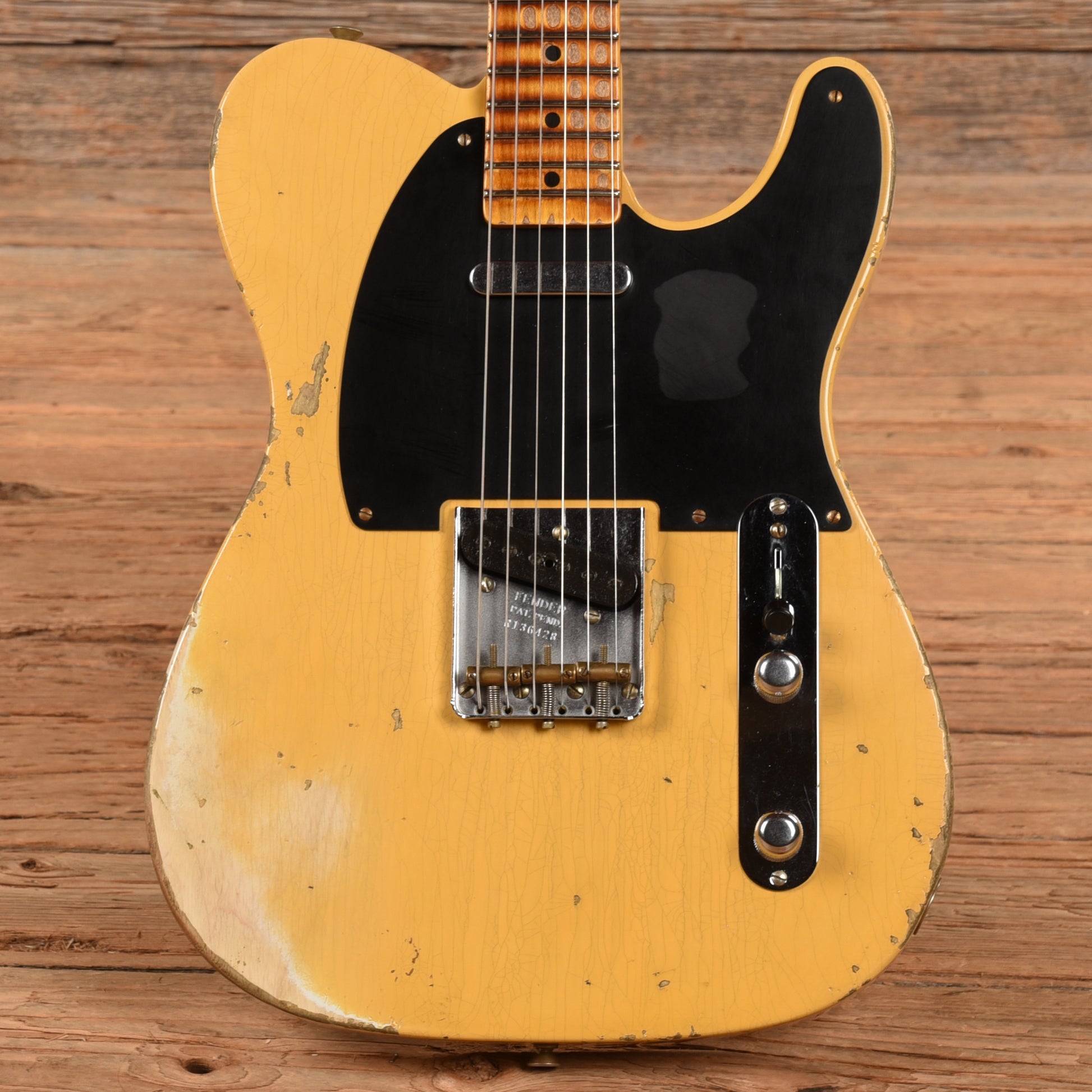 Fender Custom Shop '52 Telecaster Heavy Relic Aged Nocaster Blonde 2024 Electric Guitars / Solid Body