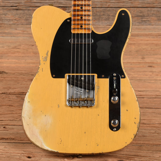 Fender Custom Shop '52 Telecaster Heavy Relic Aged Nocaster Blonde 2024 Electric Guitars / Solid Body