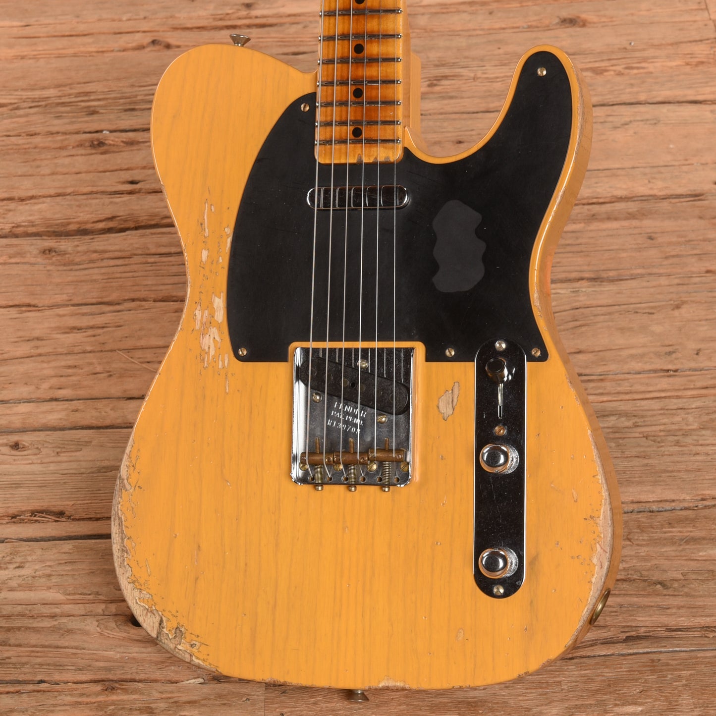 Fender Custom Shop '52 Telecaster Heavy Relic Butterscotch Blonde Electric Guitars / Solid Body