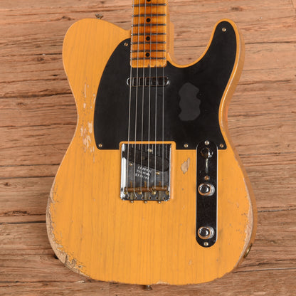 Fender Custom Shop '52 Telecaster Heavy Relic Butterscotch Blonde Electric Guitars / Solid Body