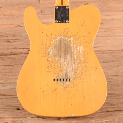 Fender Custom Shop '52 Telecaster Heavy Relic Butterscotch Blonde Electric Guitars / Solid Body
