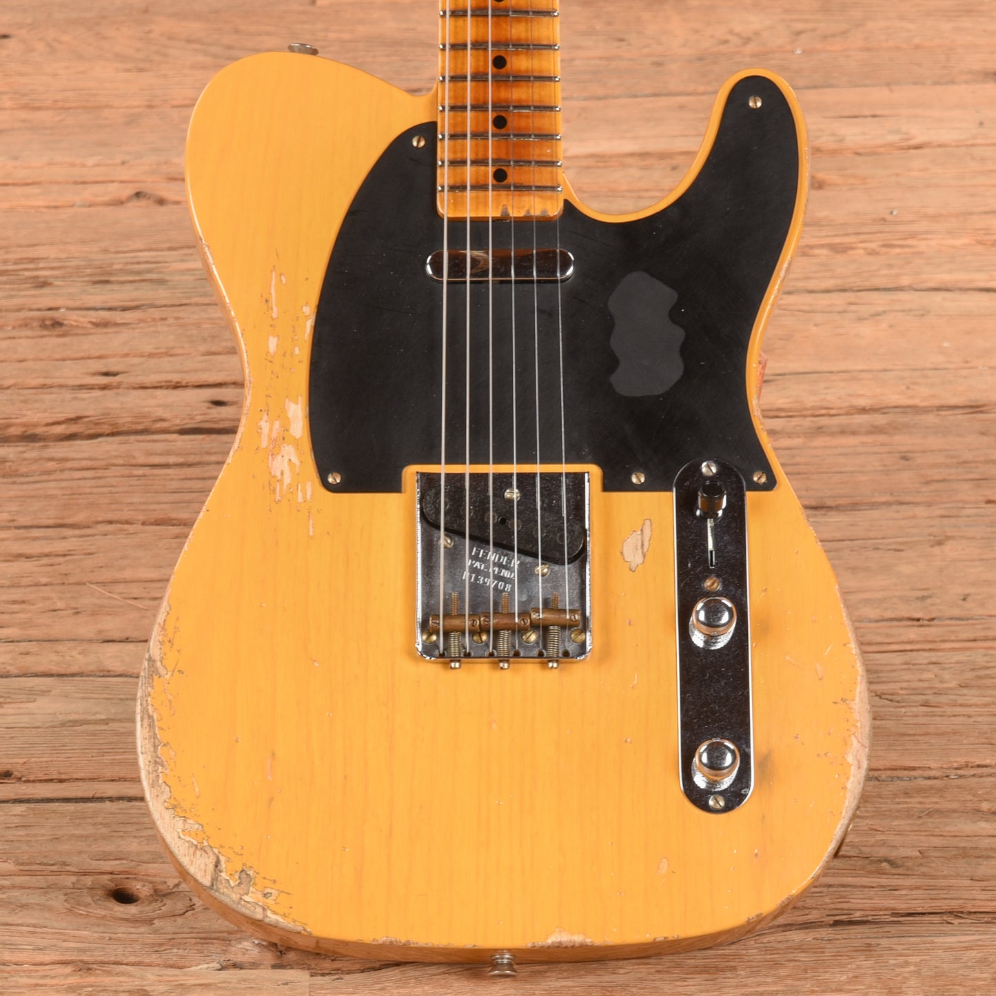 Fender Custom Shop '52 Telecaster Heavy Relic Butterscotch Blonde Electric Guitars / Solid Body