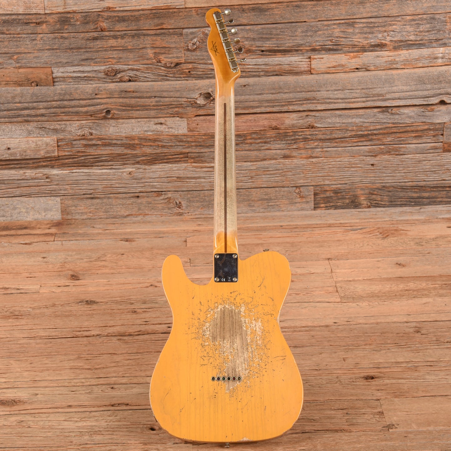Fender Custom Shop '52 Telecaster Heavy Relic Butterscotch Blonde Electric Guitars / Solid Body