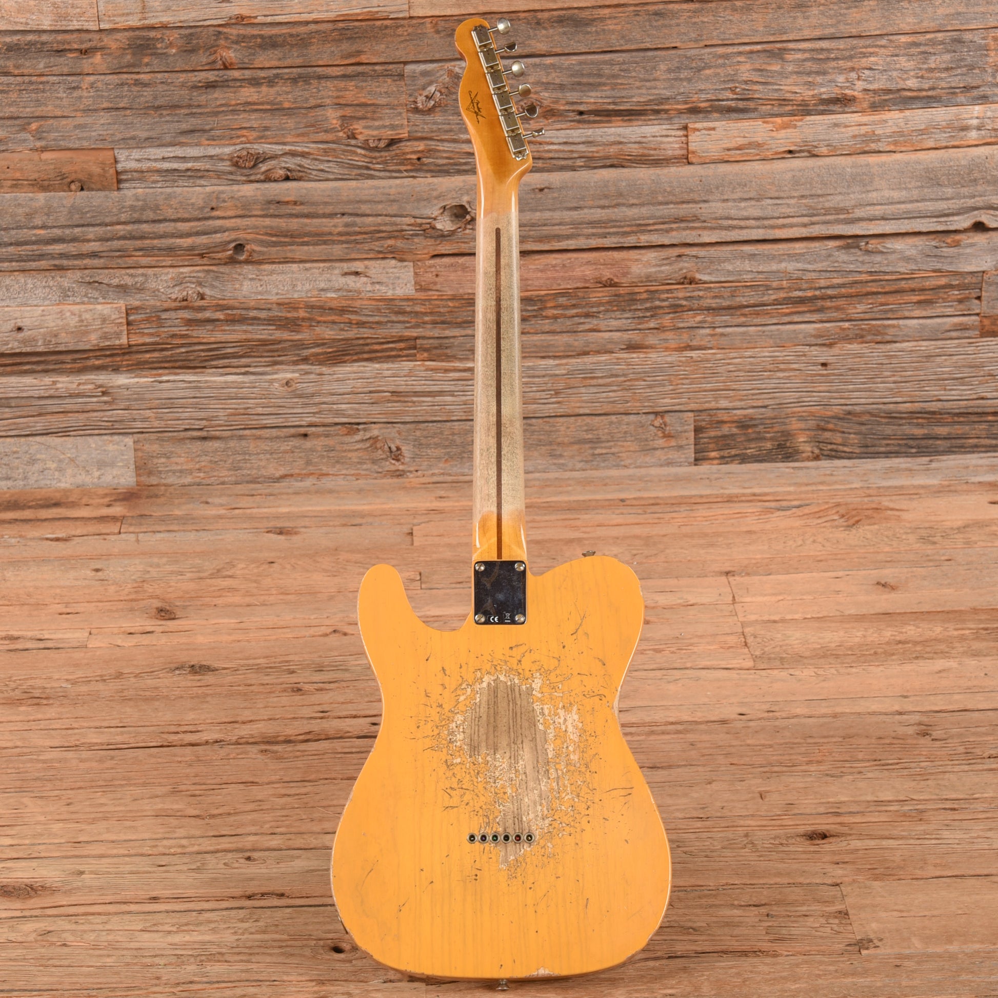 Fender Custom Shop '52 Telecaster Heavy Relic Butterscotch Blonde Electric Guitars / Solid Body