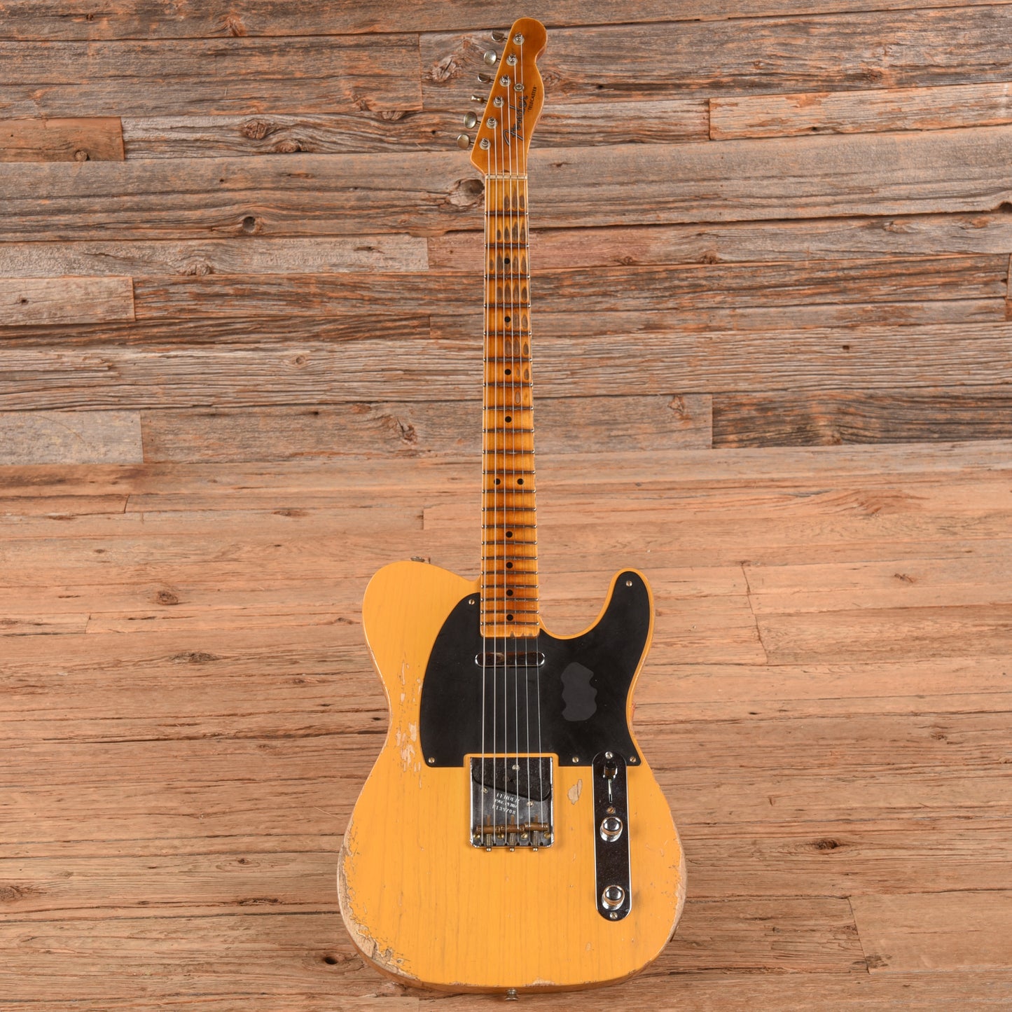 Fender Custom Shop '52 Telecaster Heavy Relic Butterscotch Blonde Electric Guitars / Solid Body