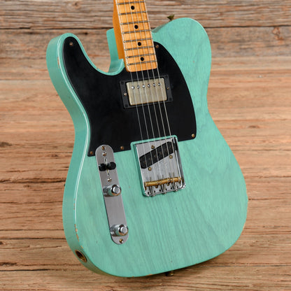 Fender Custom Shop 52 Telecaster HS Chicago Special Relic Faded Aged Trans Seafoam Green 2022 LEFTY Electric Guitars / Solid Body