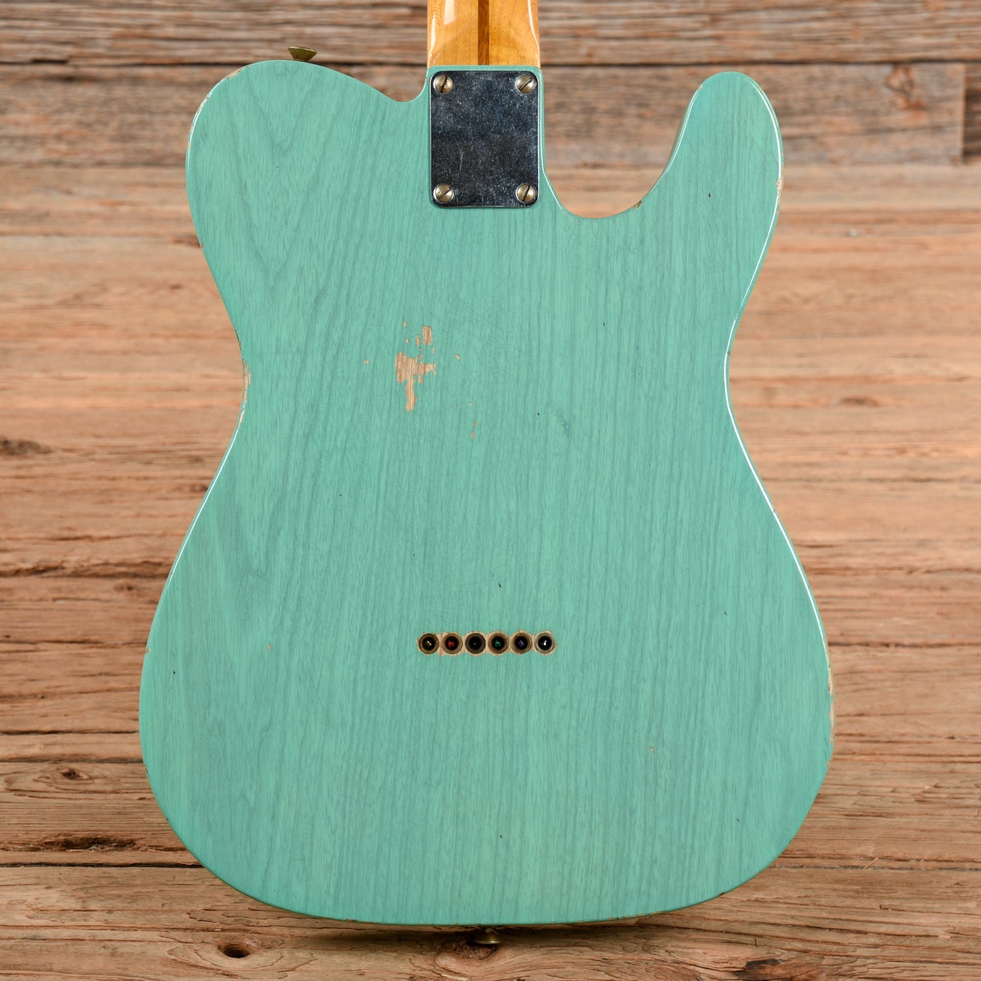 Fender Custom Shop 52 Telecaster HS Chicago Special Relic Faded Aged Trans Seafoam Green 2022 LEFTY Electric Guitars / Solid Body