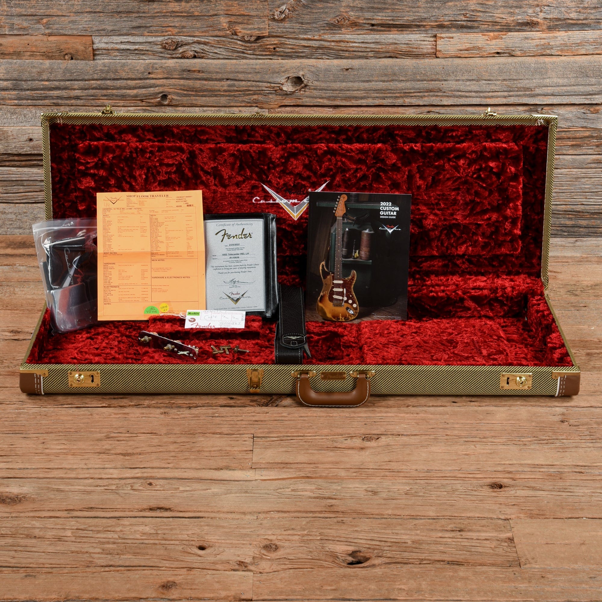 Fender Custom Shop 52 Telecaster HS Chicago Special Relic Faded Aged Trans Seafoam Green 2022 LEFTY Electric Guitars / Solid Body