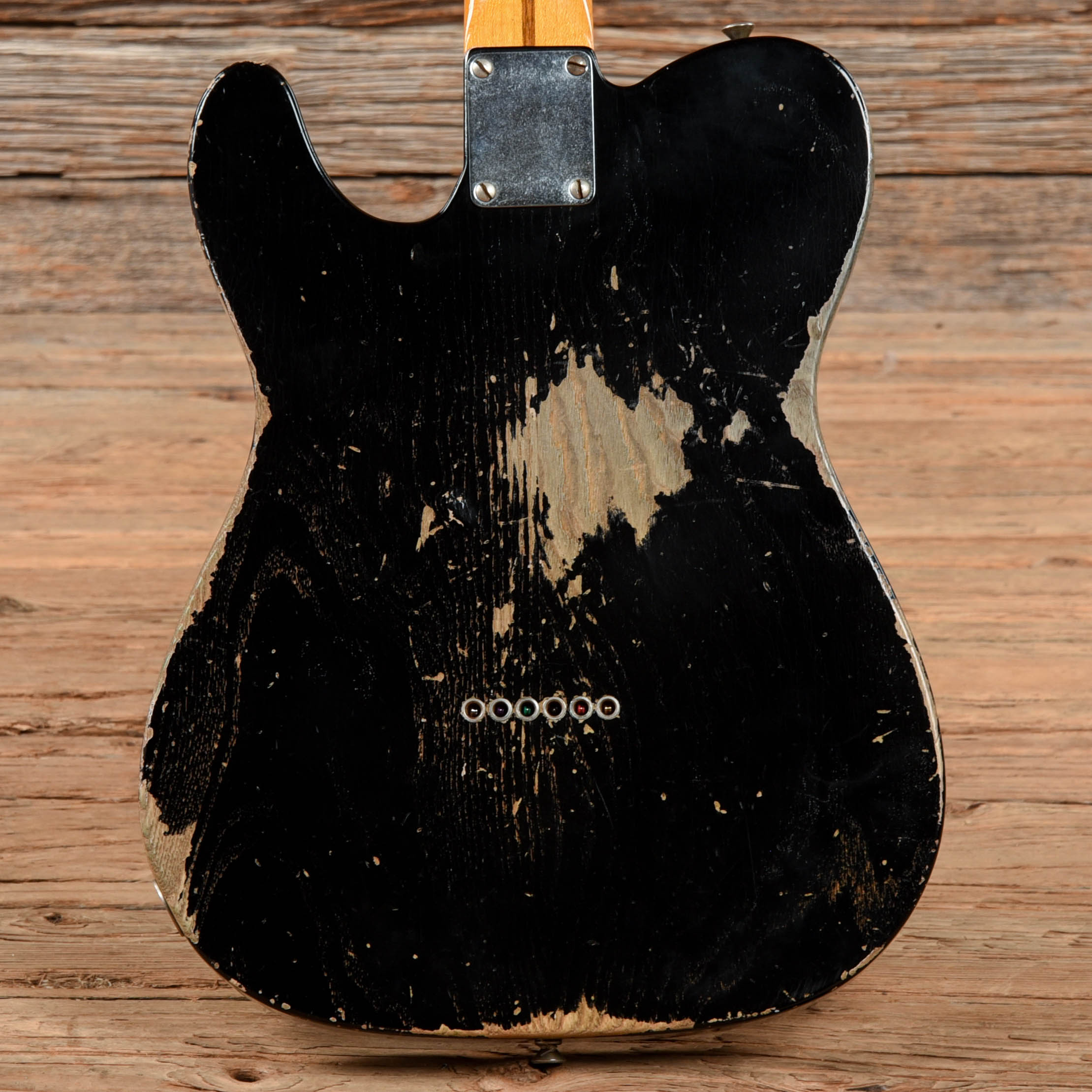 Fender Custom Shop 52 Telecaster Relic Black 2015 Electric Guitars / Solid Body