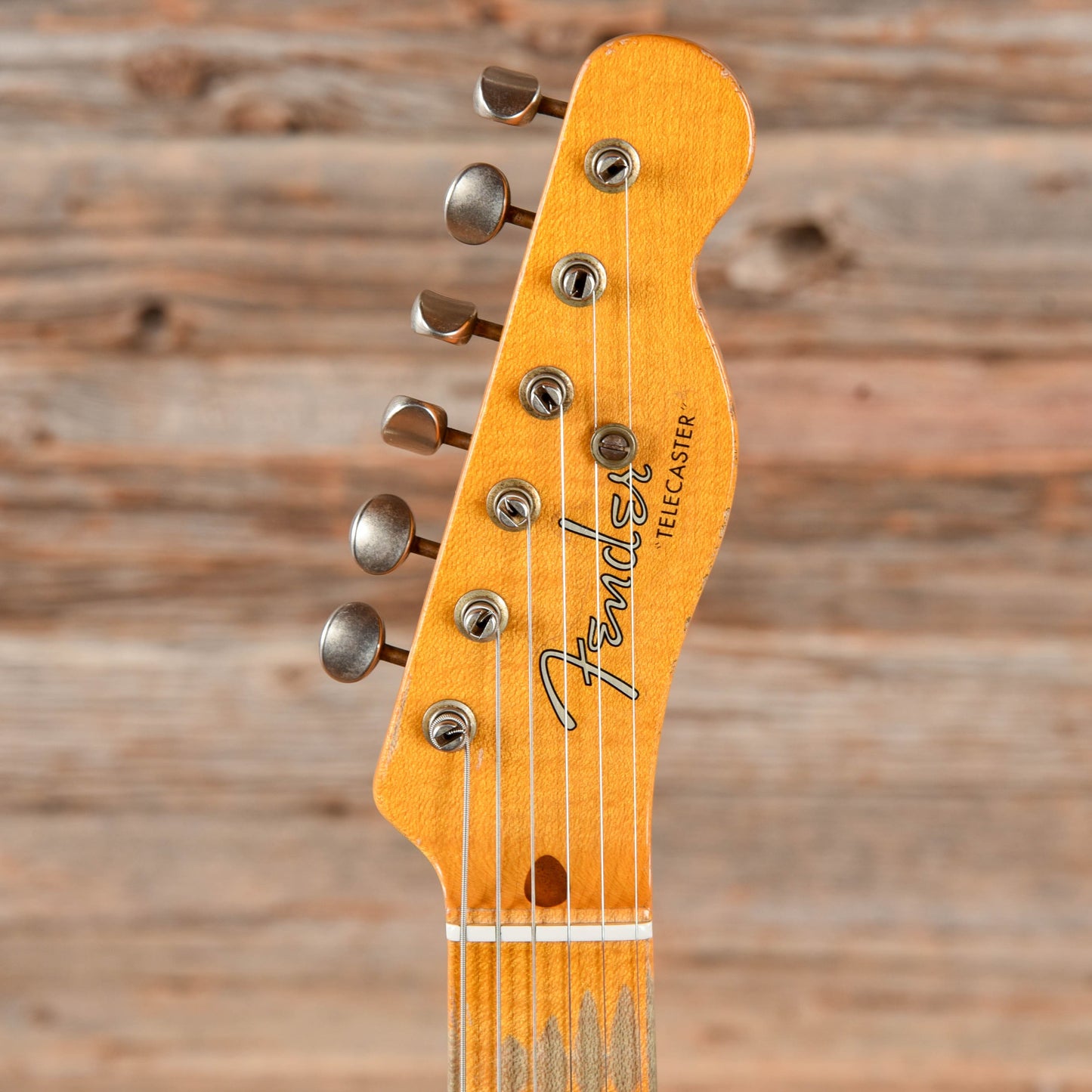 Fender Custom Shop 52 Telecaster Relic Black 2015 Electric Guitars / Solid Body