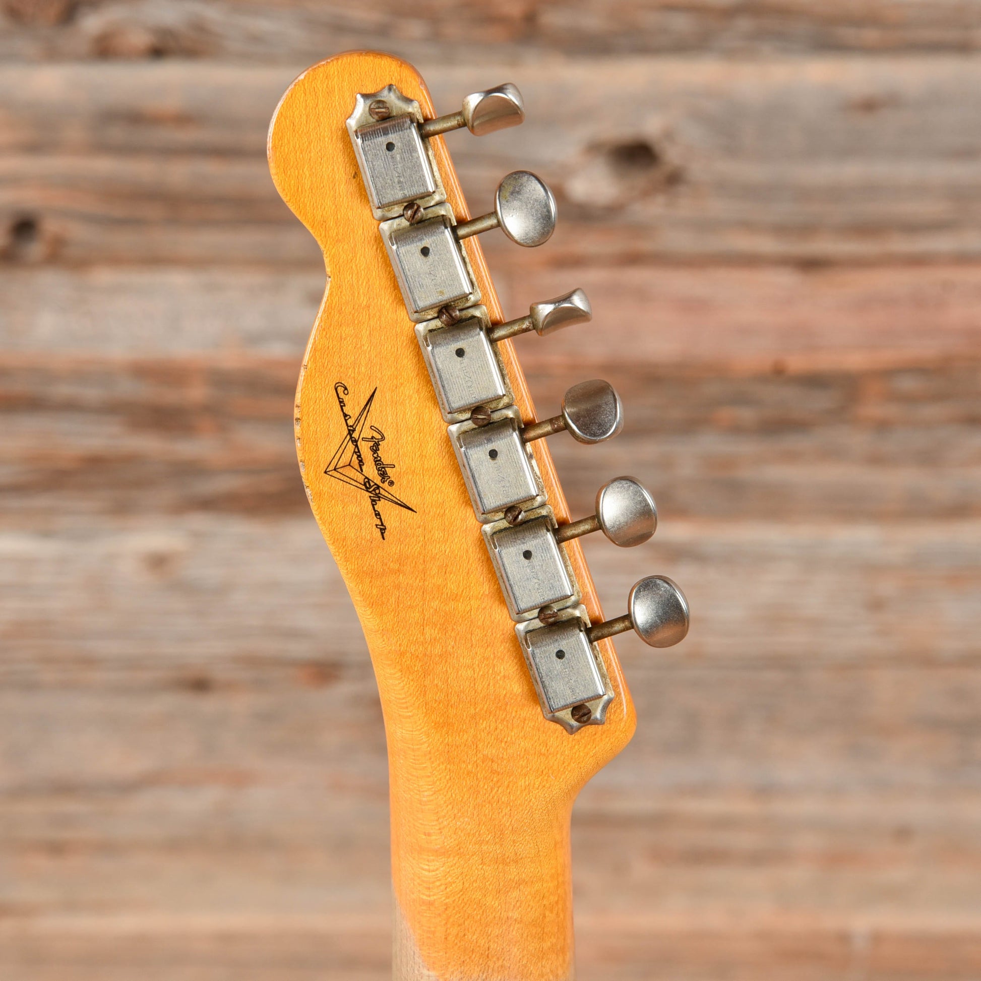 Fender Custom Shop 52 Telecaster Relic Black 2015 Electric Guitars / Solid Body